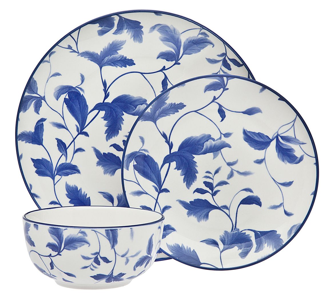 Godinger Arleigh 12-Piece Porcelain Dinnerware et