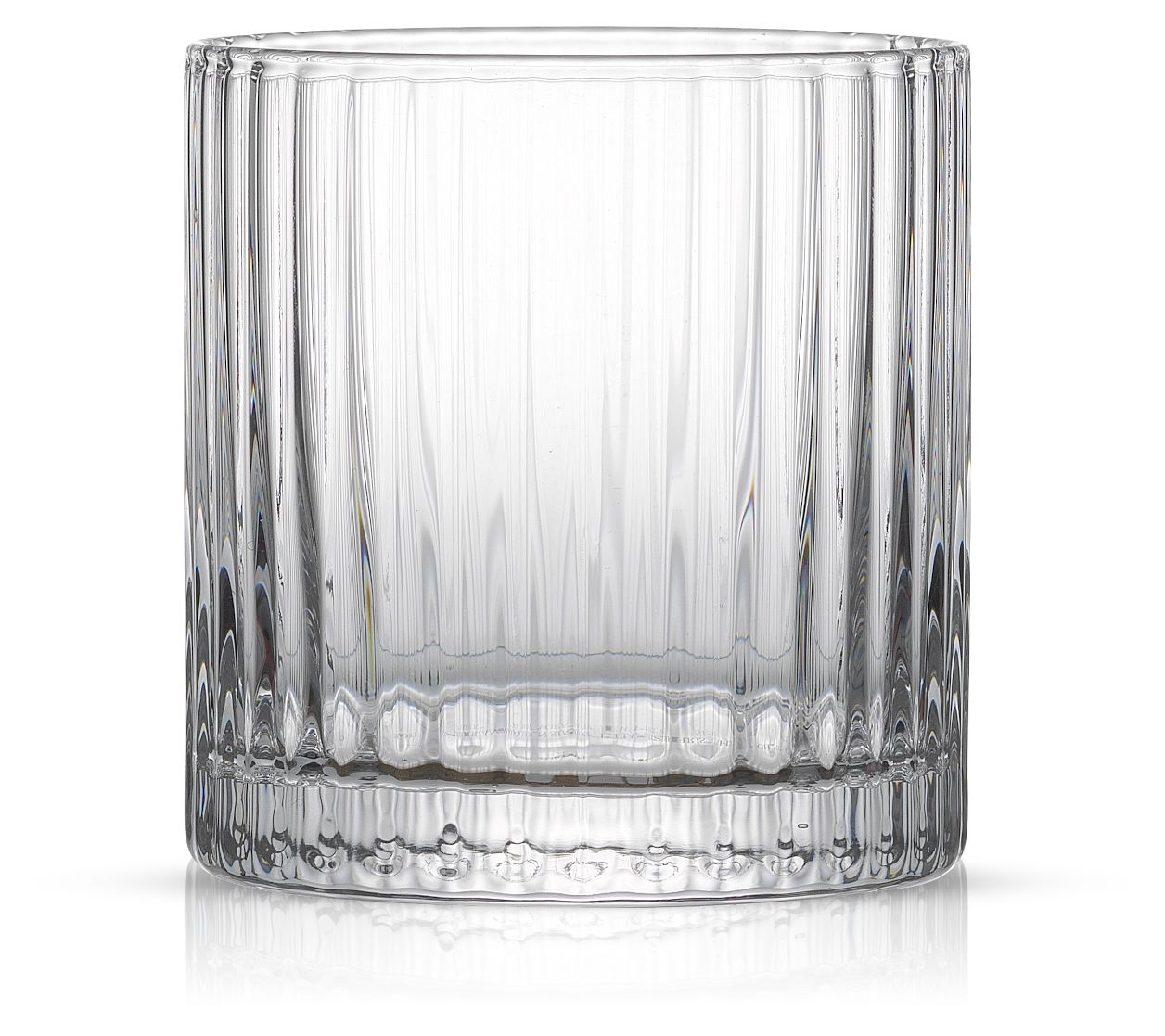 JoyJolt Lacey 2 - Piece 10oz. Glass Double Wall Glass Glassware Set