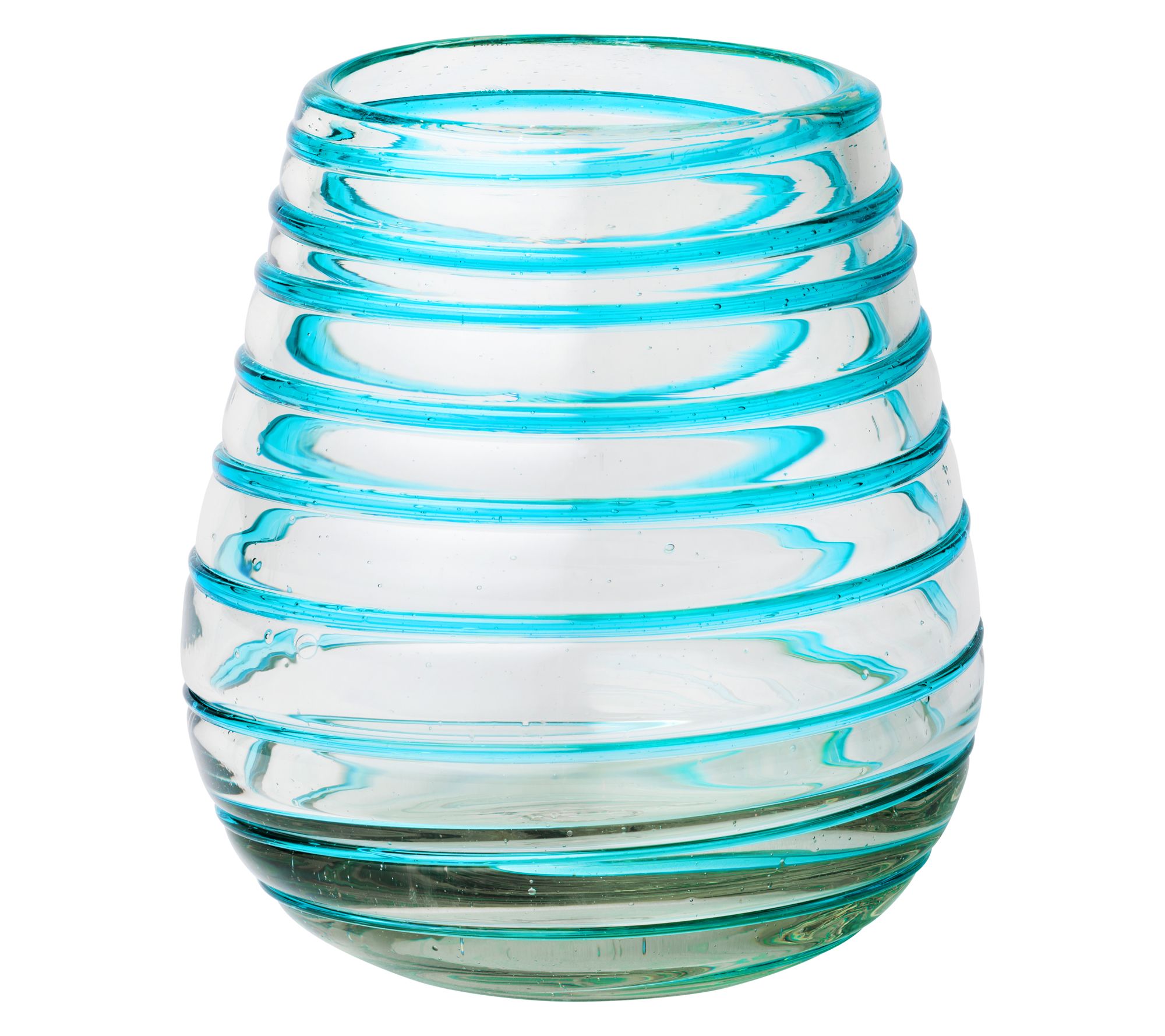 10 Strawberry Street Meridia Mexican  Glass, Stemless Wine