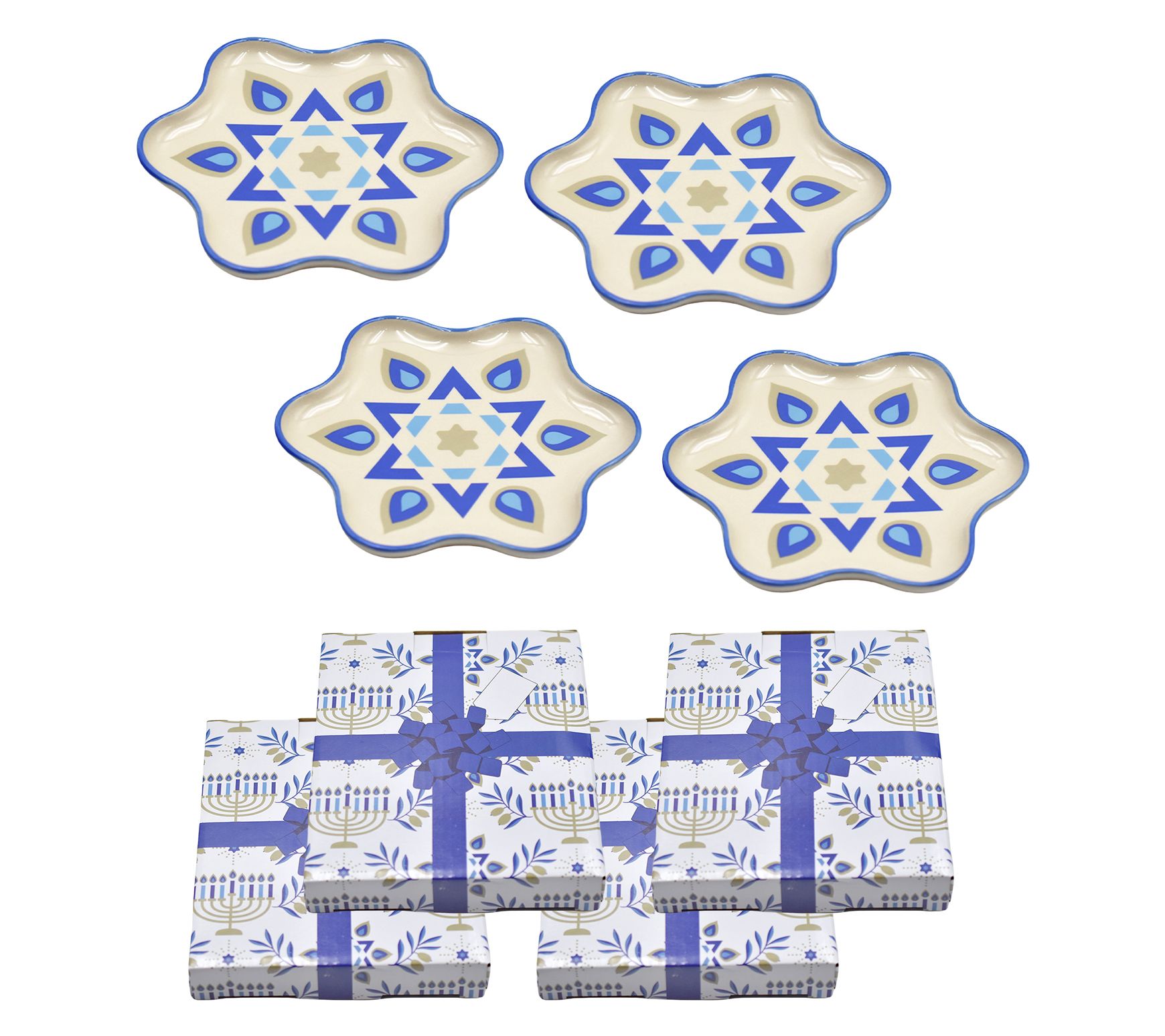 "As Is" Temp-tations Seasonal Set/4 Spoon Rests