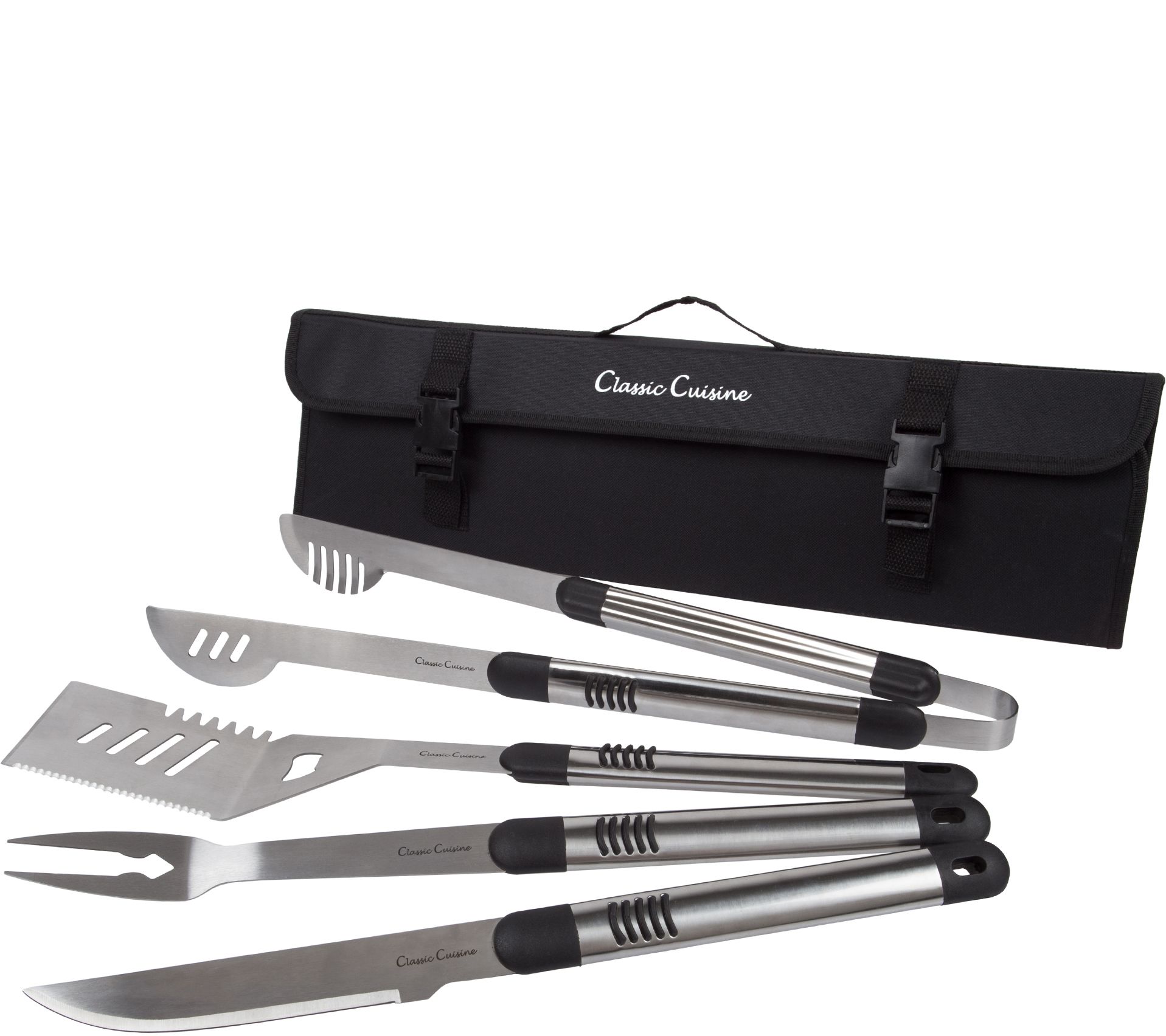 5-Piece Grill Tool Set with Case