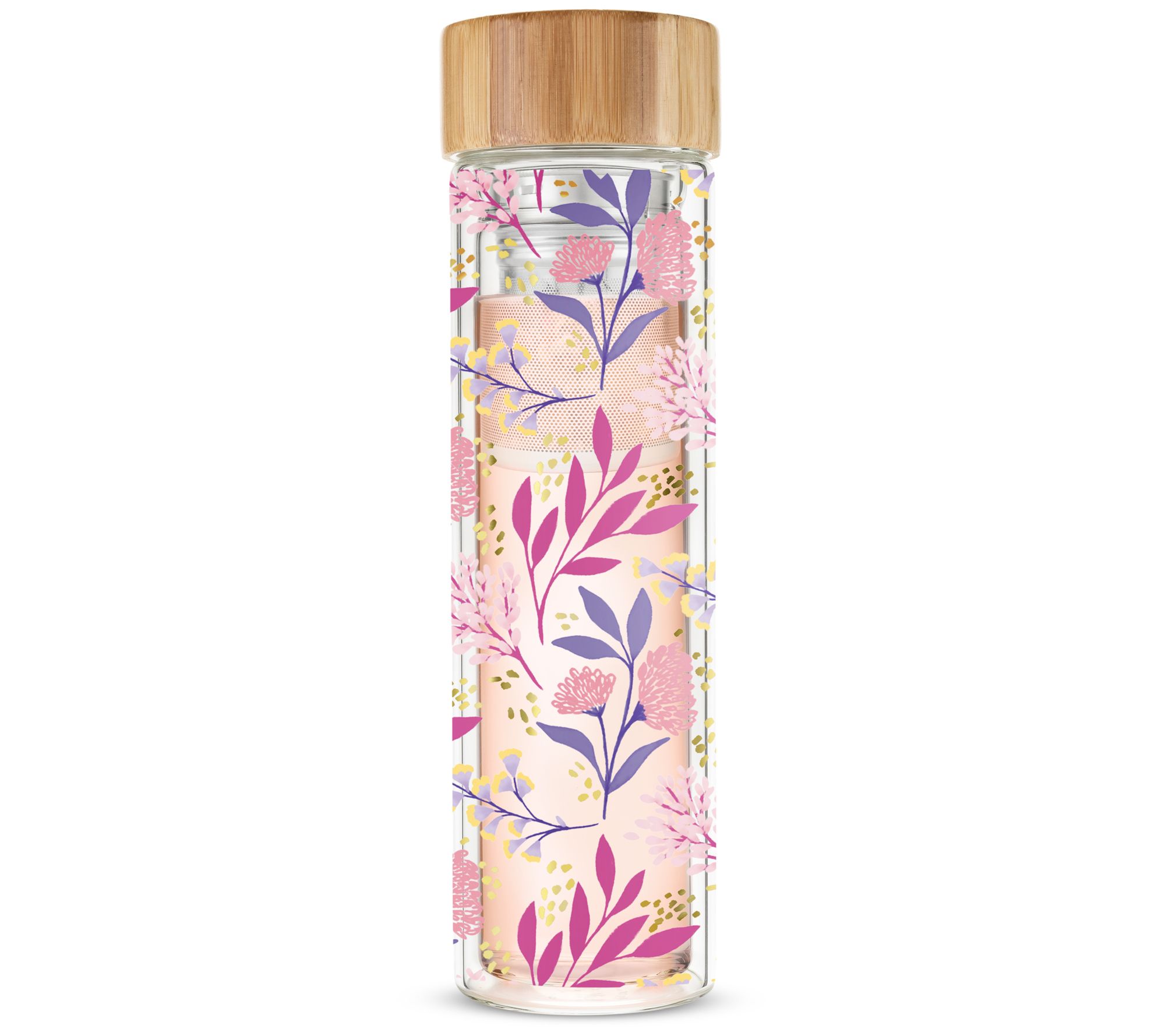 Pinky Up Blair Glass Travel Infuser Mug