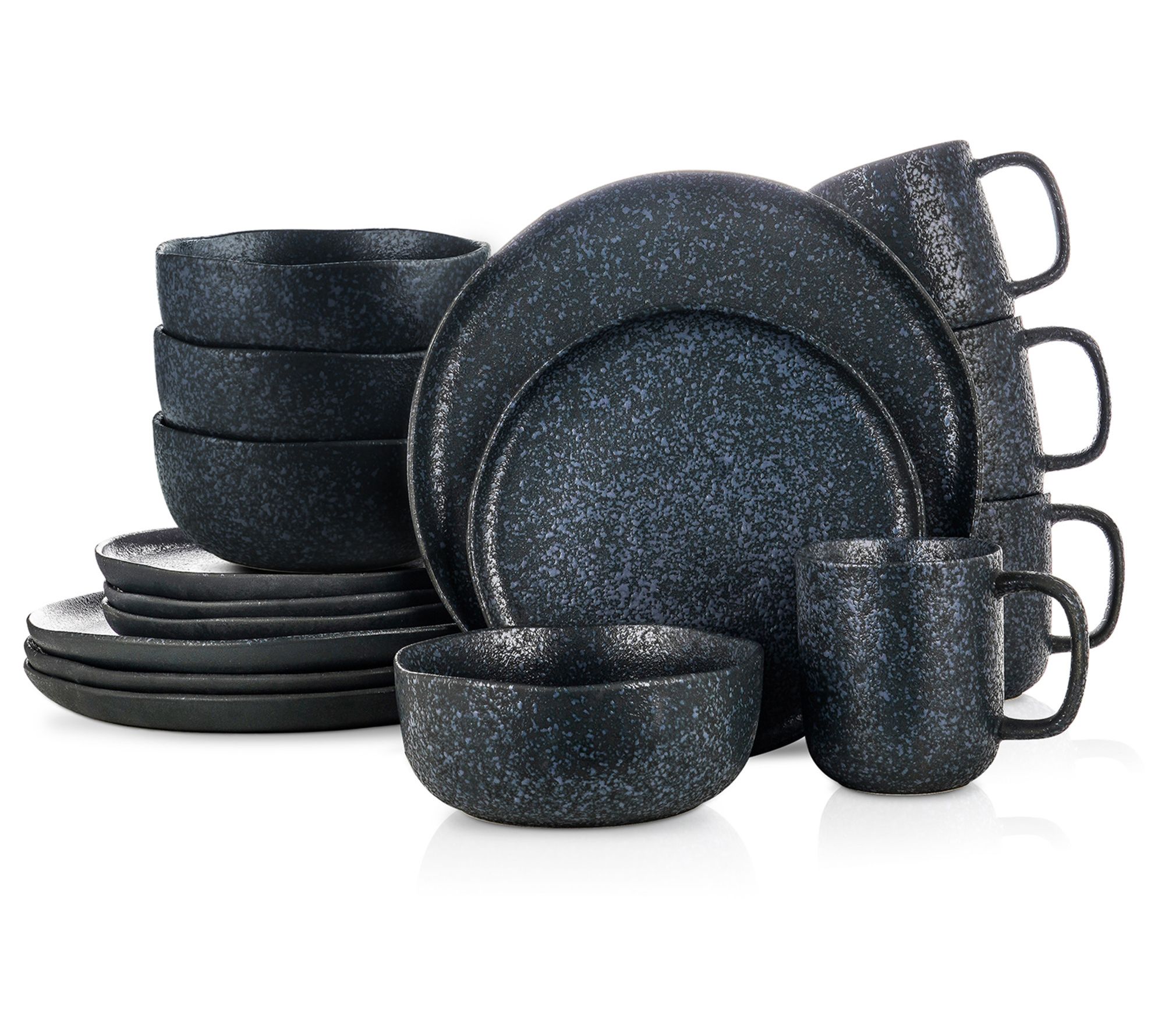 Stone + Lain Tom 16-Piece Stoneware DinnerwareSet