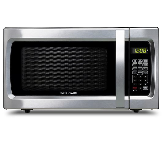 Farberware 1.1 Cu. Ft Brushed Stainless Steel Microwave Oven