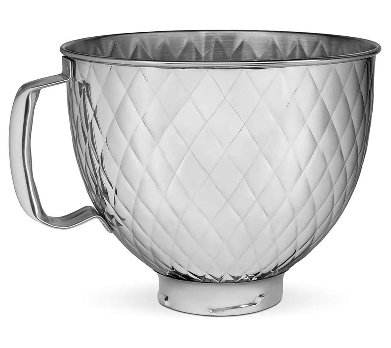 KitchenAid 5-qt Tilt Head Quilted Stainless Steel Bowl