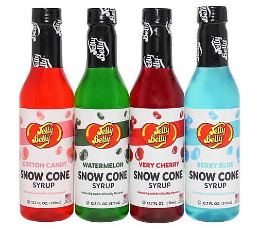 Jelly Belly Set of 4 Shaved Ice Syrups