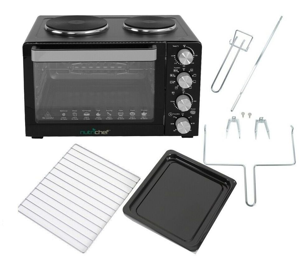 Courant Compact 2-slice Oven With Toast, Broil & Bake Functions, Black :  Target