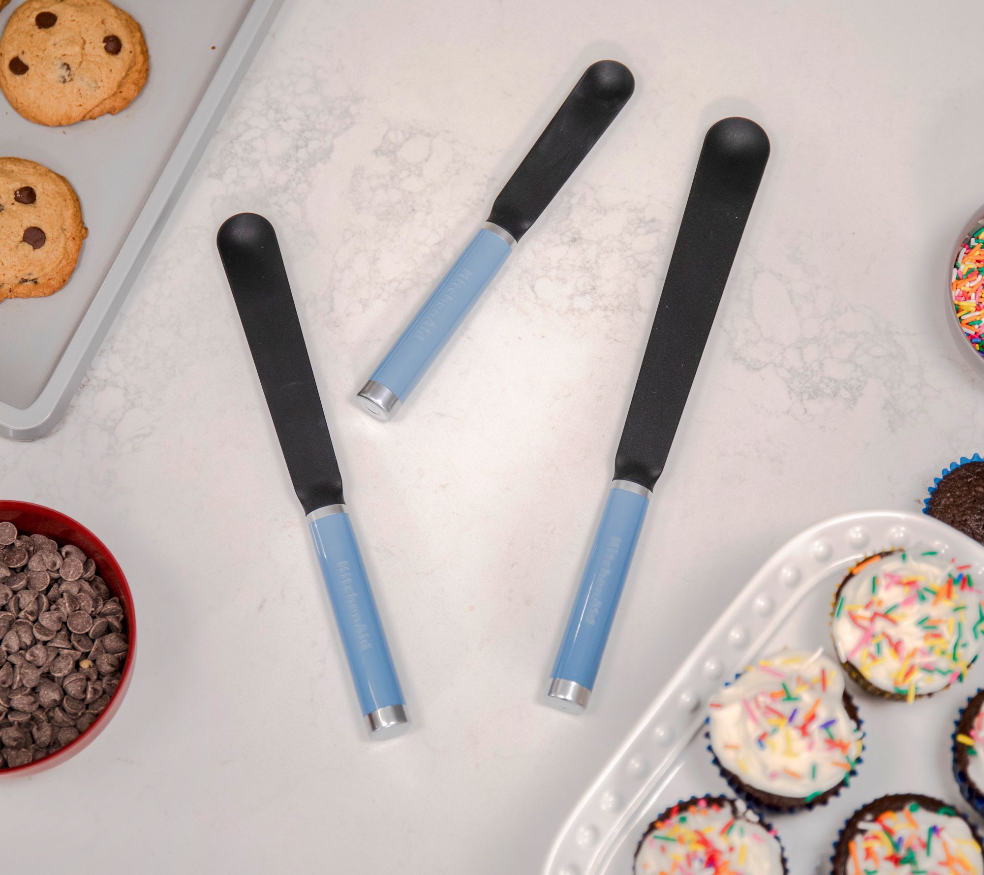 3-piece pastry utensil set, silicone - KitchenAid
