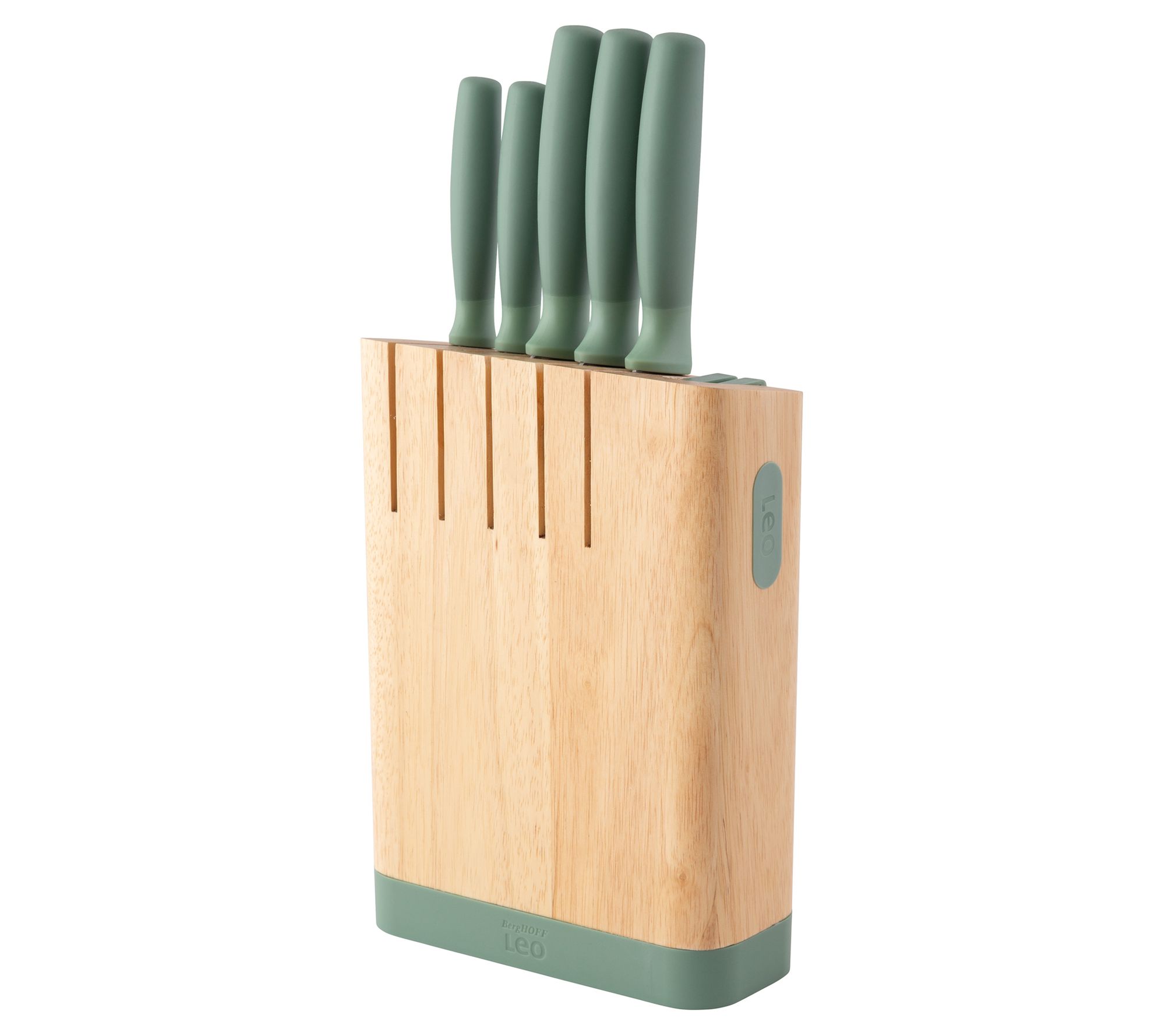 BergHOFF Forest Stainless Steel 6Pc Knife BlockSet