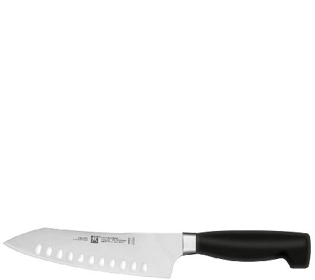 BergHOFF Straight 4-Piece Santoku Hollow Knife Set 