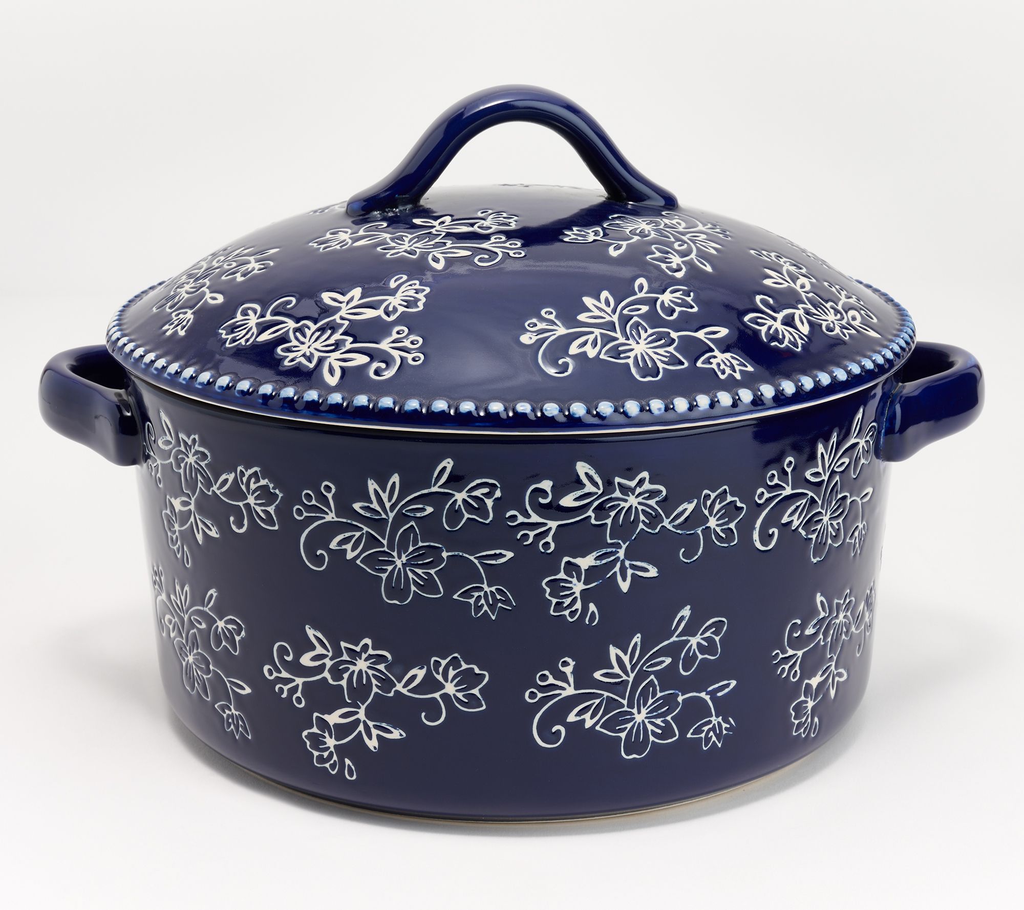 Temp-tations by Tara 9oz Dutch Oven with Carrier * Ivy & Red Cardinal Decor