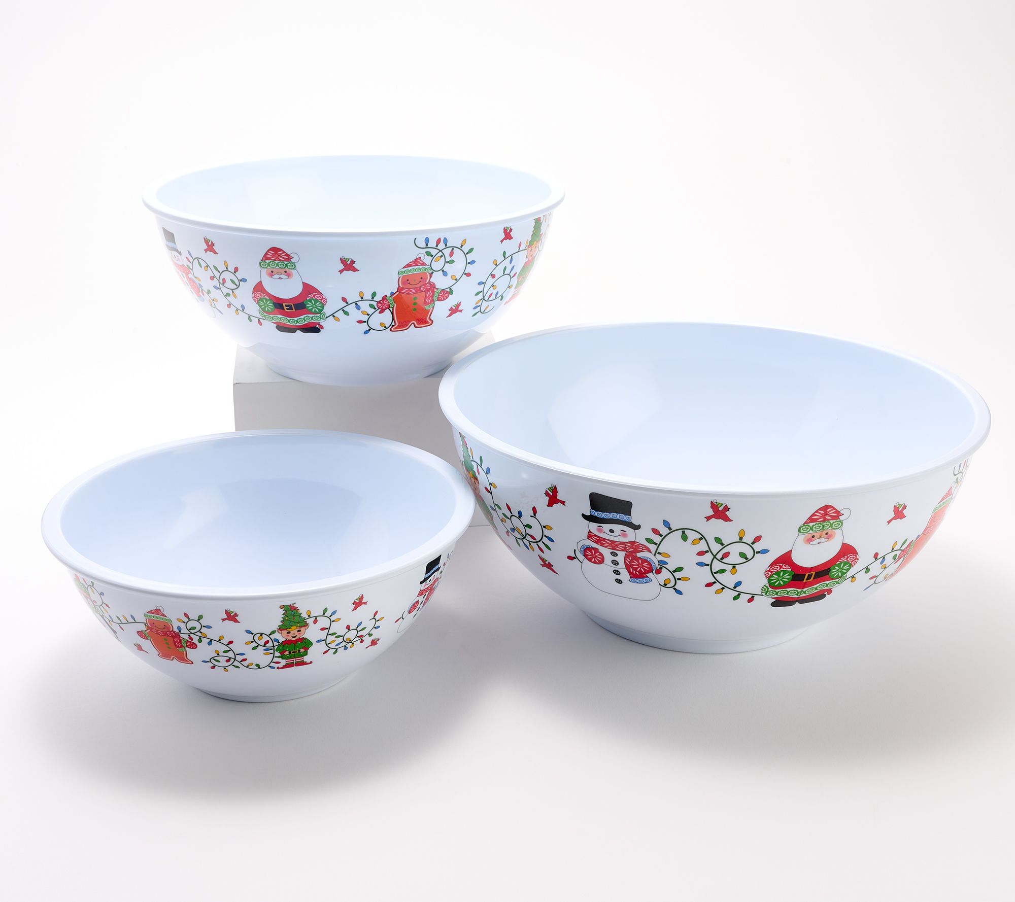 As Is Temp-tations Seasonal Set (3) Melamine Nonslip Bowls