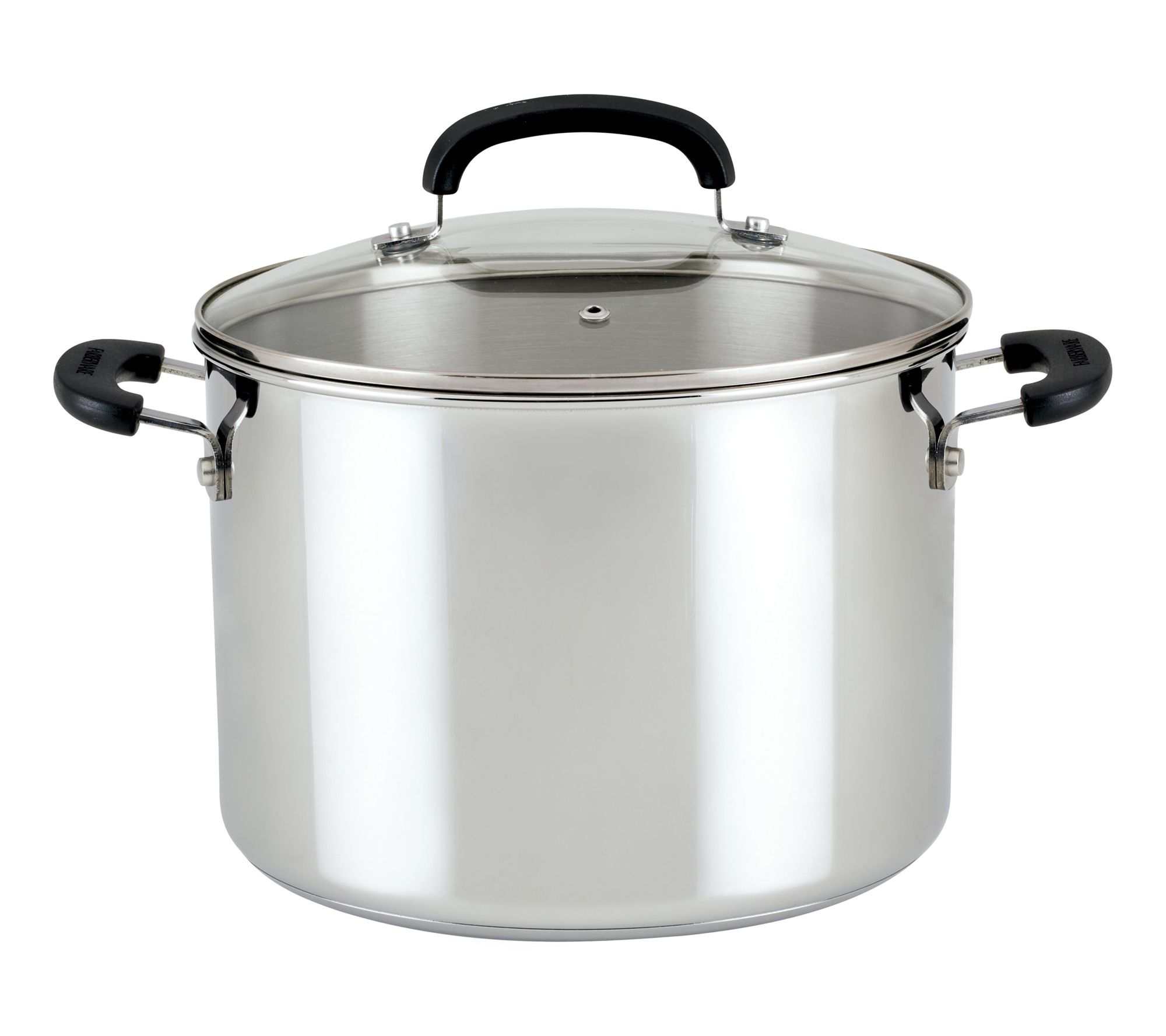Farberware Brilliance 8 Qt Stainless Steel Stockpot with Lid