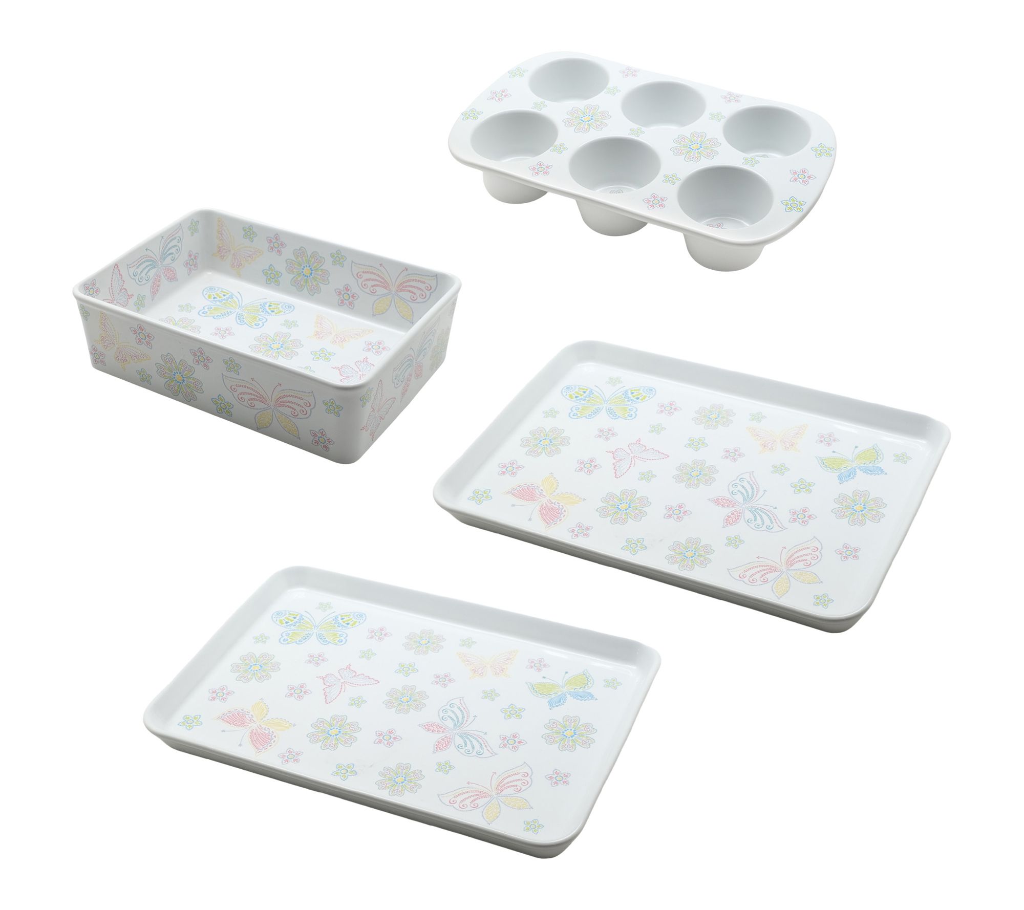 Temp-tations 4-Piece Micro Bakeware Set