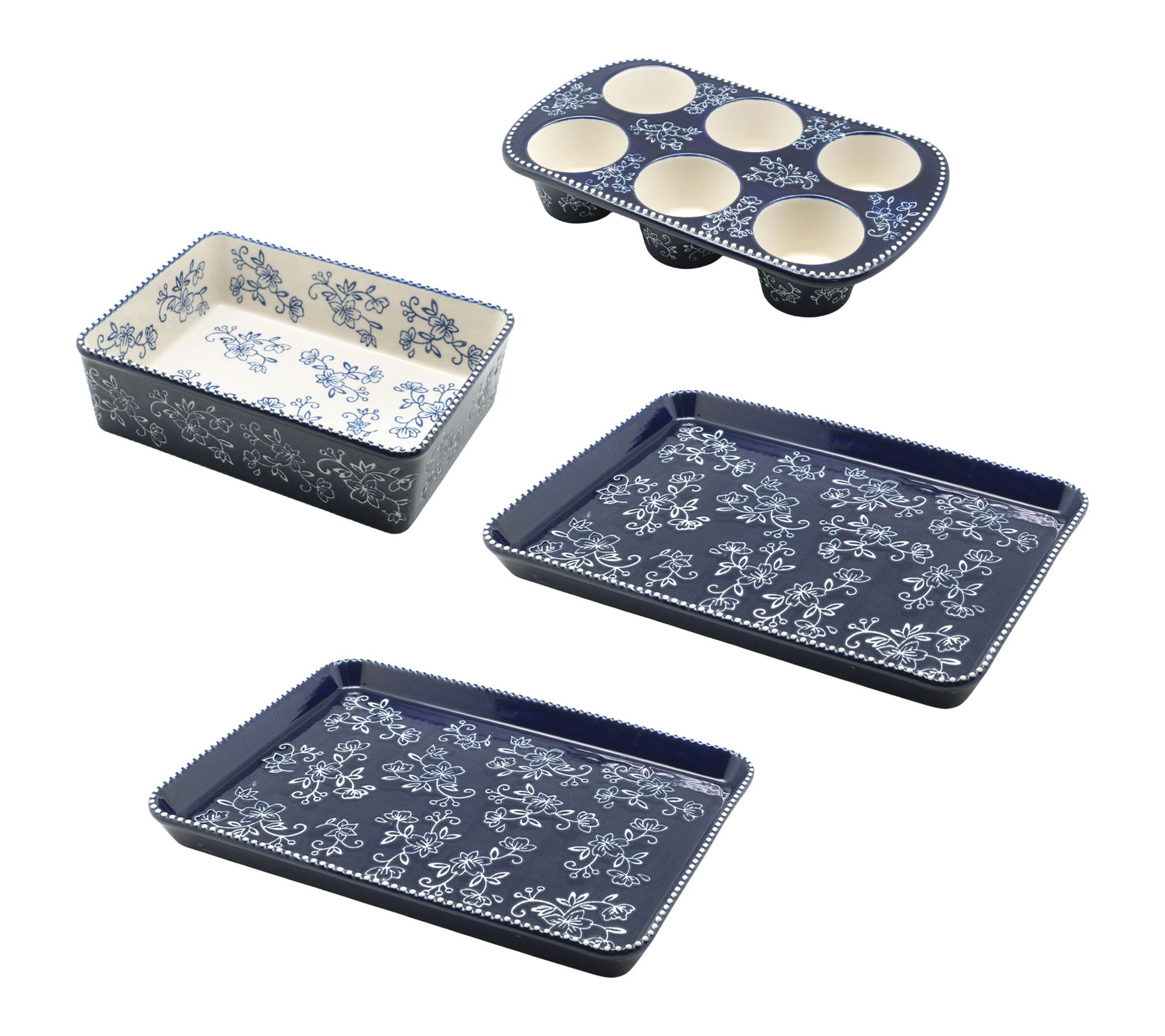 Temp-tations 4-Piece Micro Bakeware Set