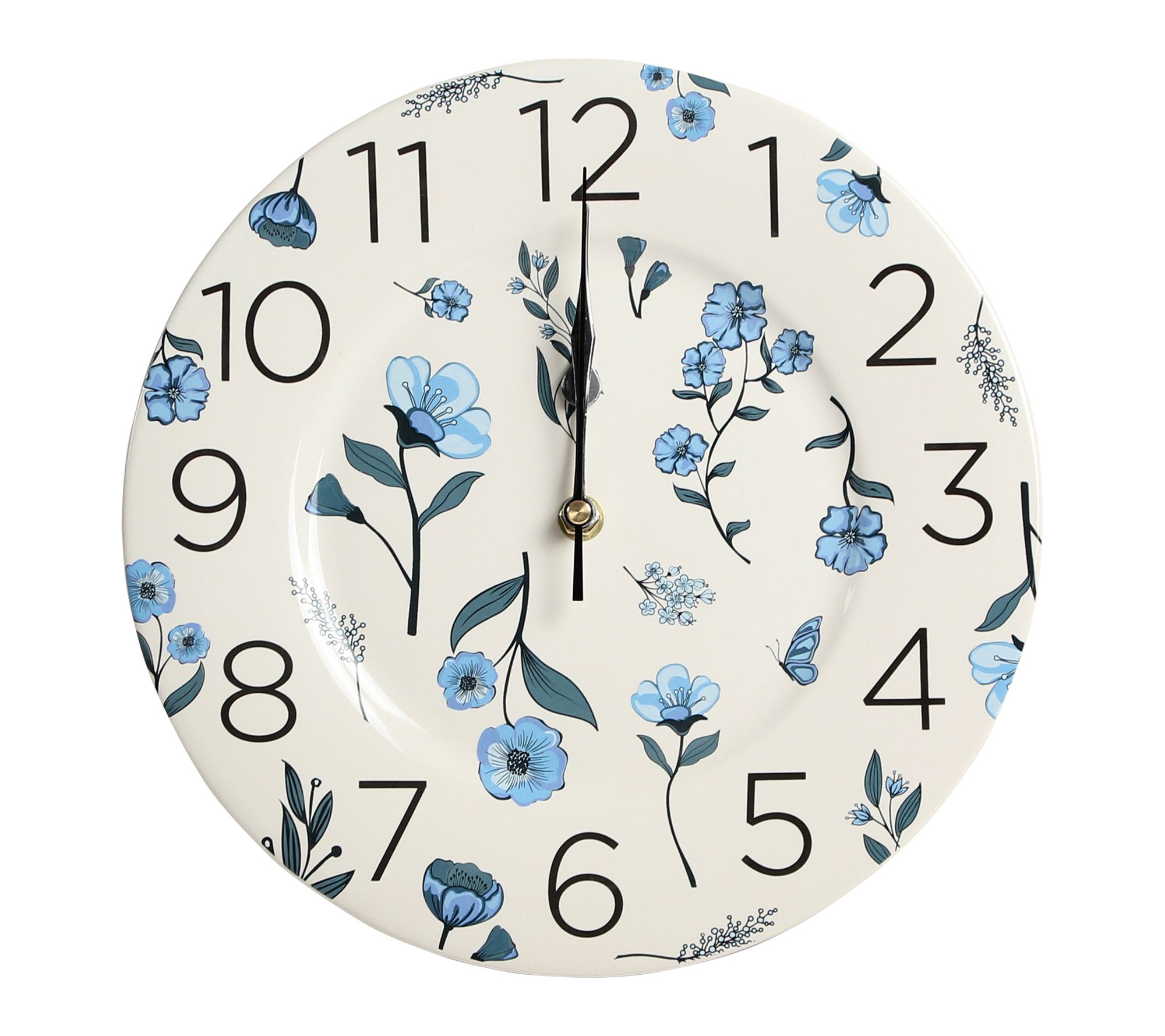 Temp-tations 10.5" Ceramic Wall Clock
