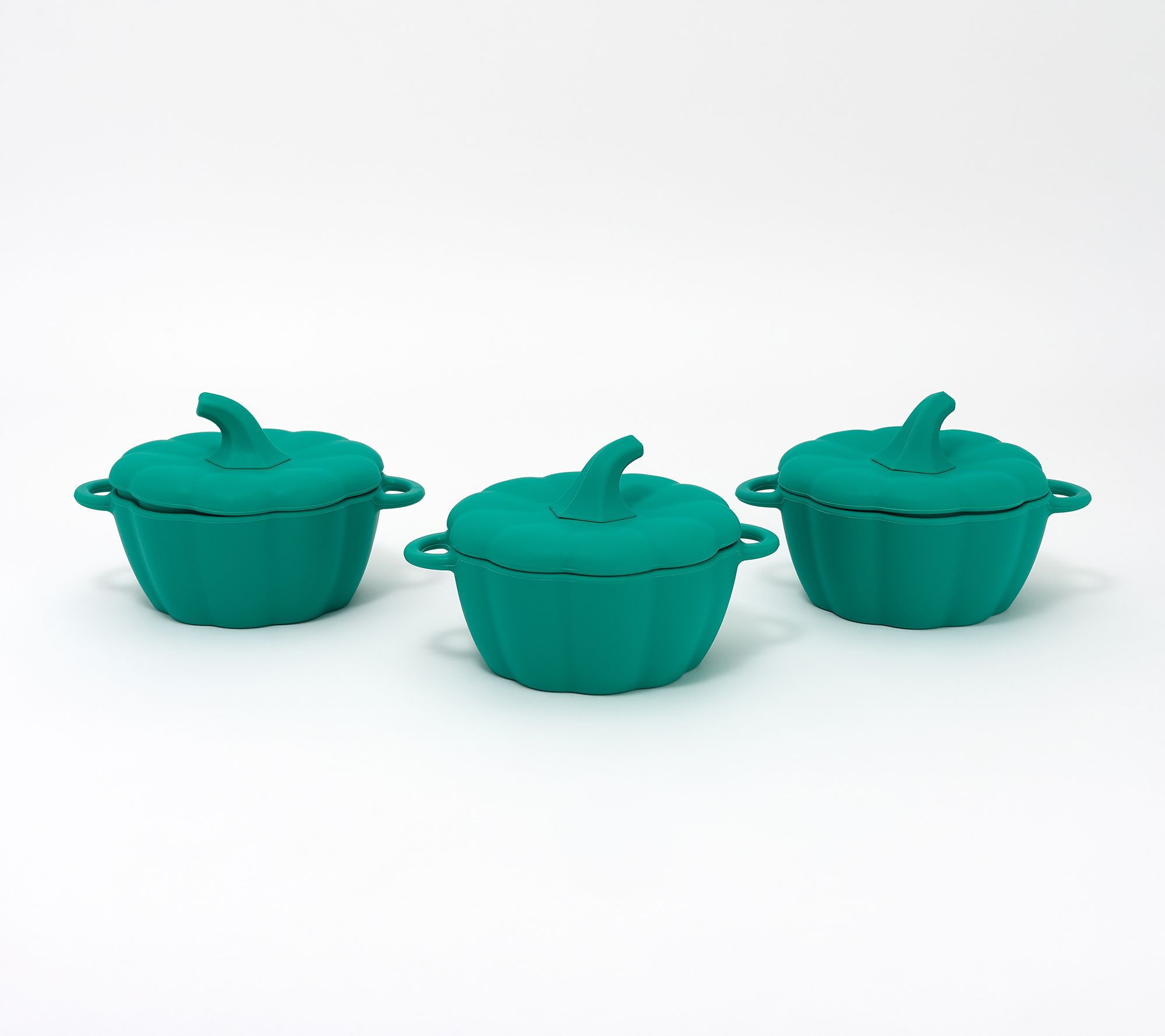 Prepology Set of 3 Mini Silicone Pumpkin Bowls