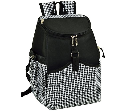 Picnic at Ascot Insulated Backpack Cooler, Houndstooth