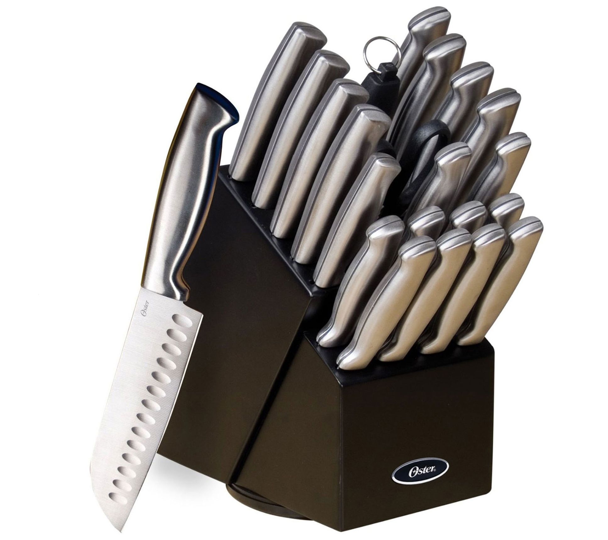 Сколько кухонных ножей. Набор ножей Книфе сет. Набор ножей Oster. Oster ножи кухонные. Набор ножей Werner Nero 50327.