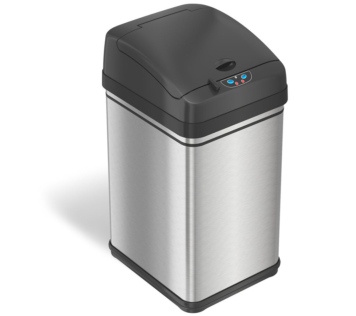 iTouchless NX 13-Gallon Automatic Touchless Trash Can 