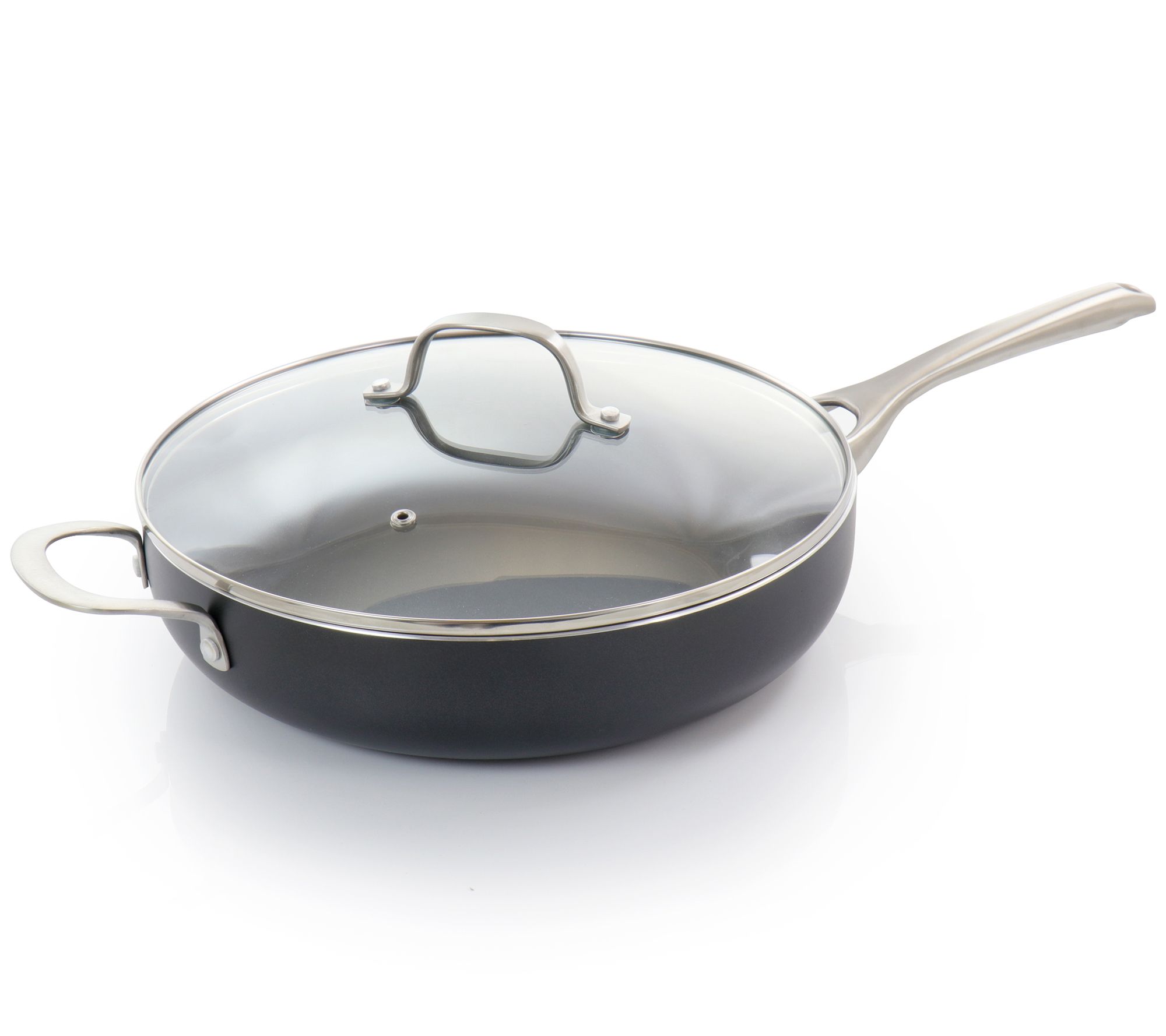 Oster 3.5 Quart Aluminum Saute Pan with Lid