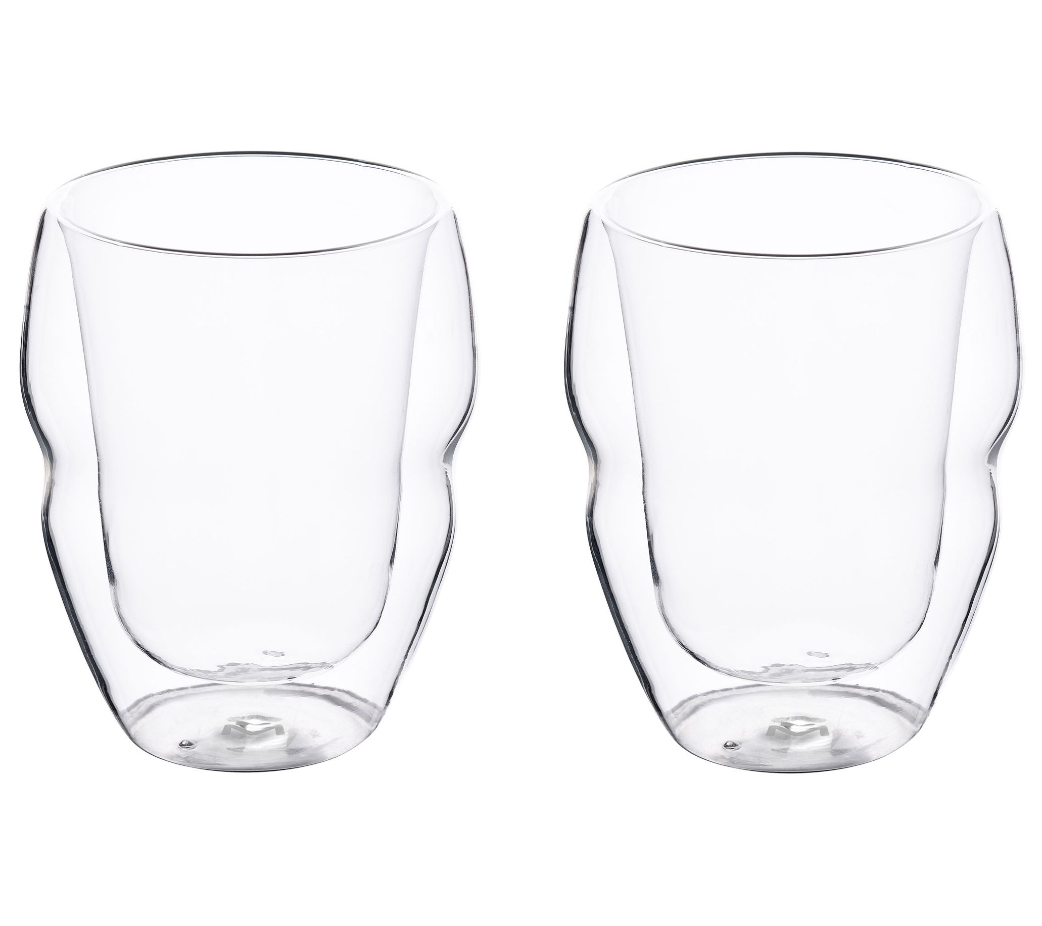 MasterPRO Set of 2-Whiskey Glasses - 12.85 oz., Clear