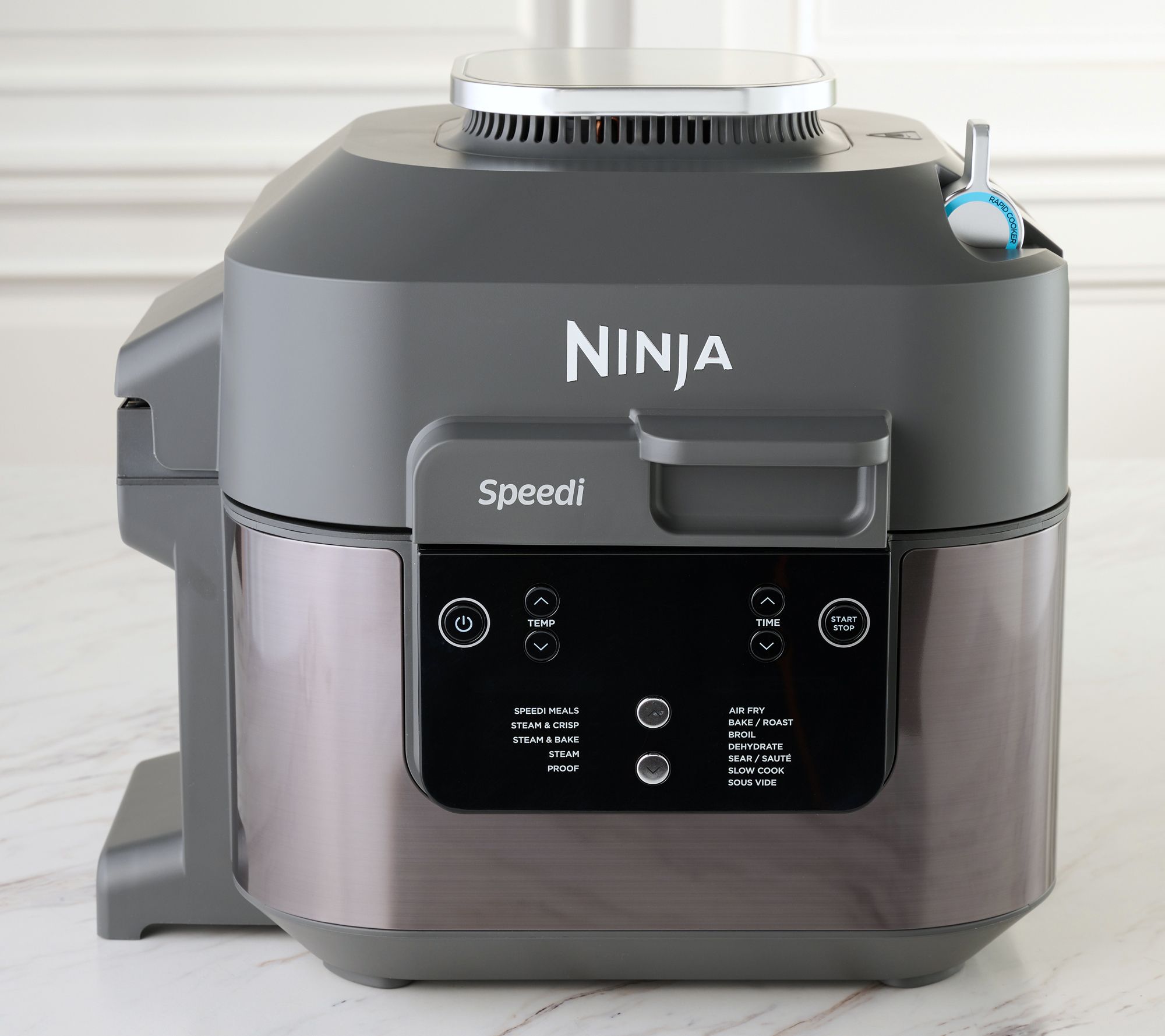 Ninja Speedi Rapid Cooker and Air Fryer, Sf300, 6-Qt. Capacity, 10-in-1 Functionality, Meal Maker, Sea Salt Gray