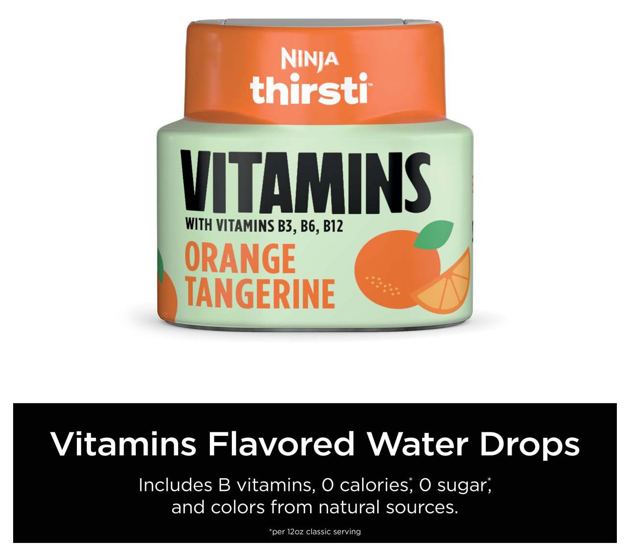 Ninja Thirsti Flavored Water Drops, Lively Lime, Pure Unsweetened