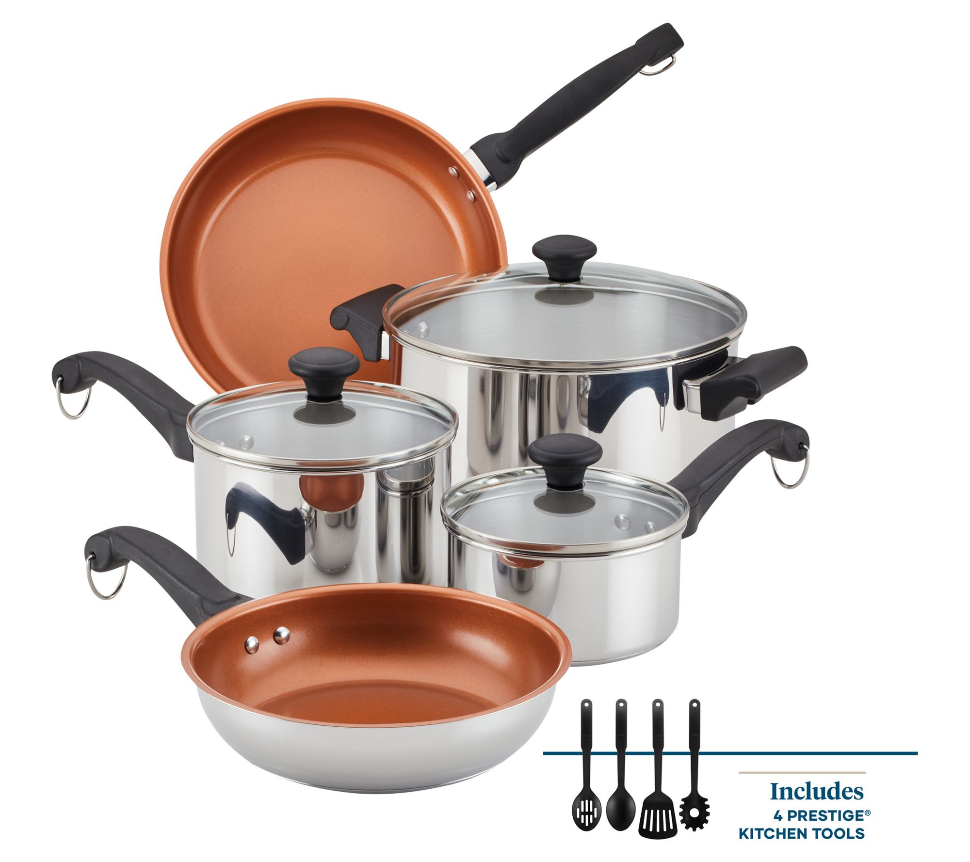 Farberware Classic Traditions 12pc Stainless Cookware Set