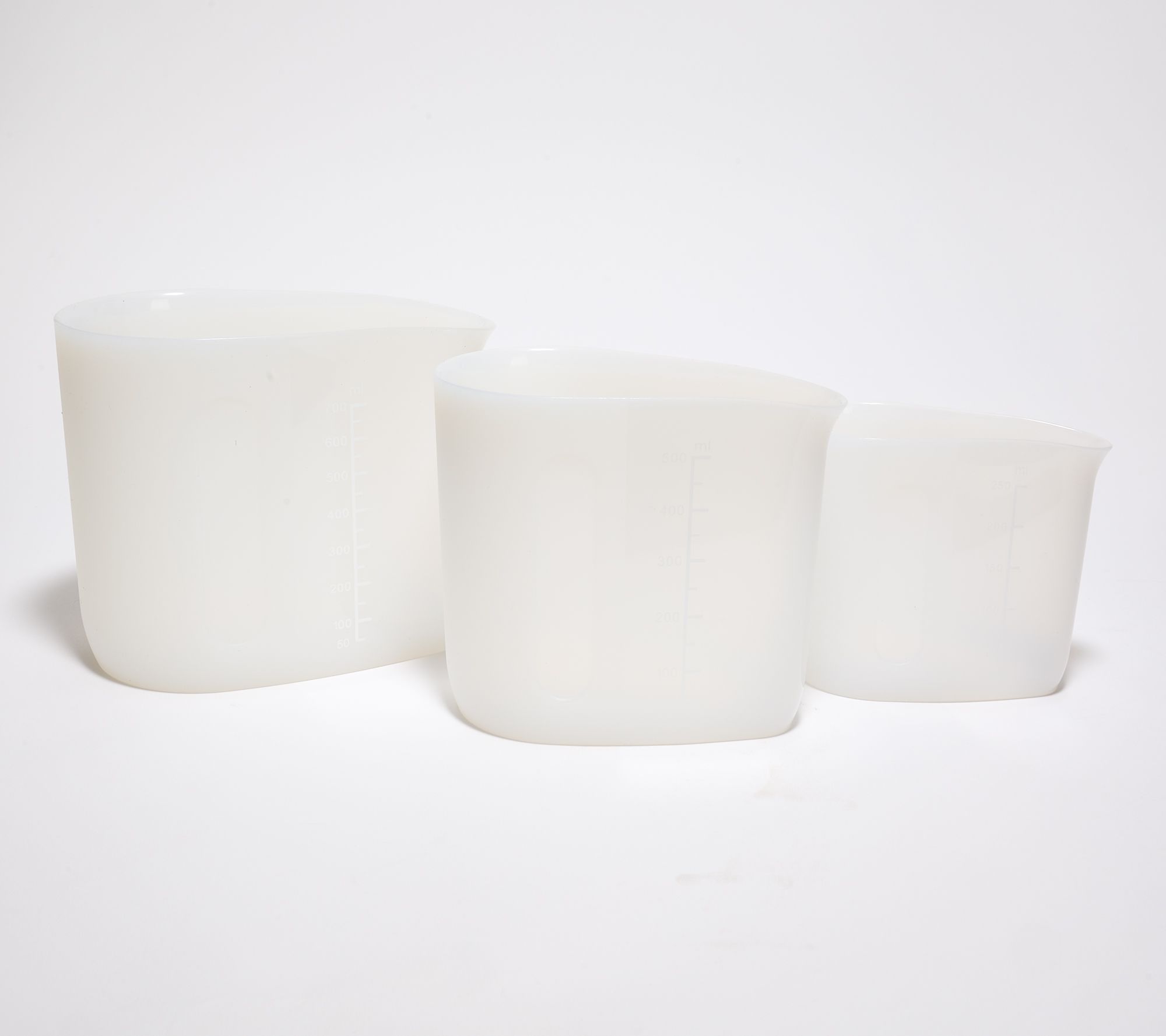 KOCHBLUME S/3 Ergonomic Silicone Nesting Measuring Cups