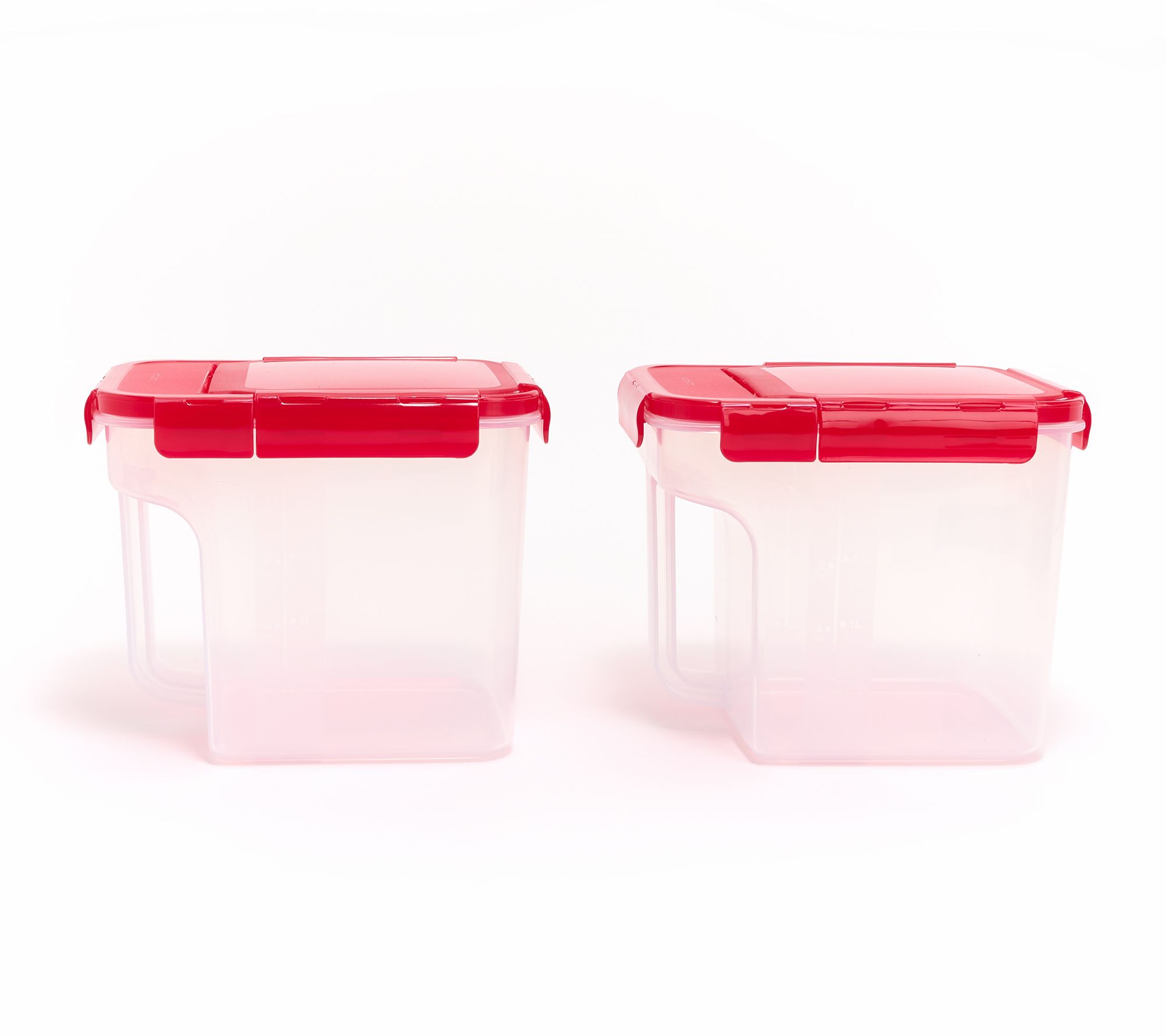 LocknLock Set of (2) 10.5-Cup Flip-Top Pantry Storage Set w/ Side Handles