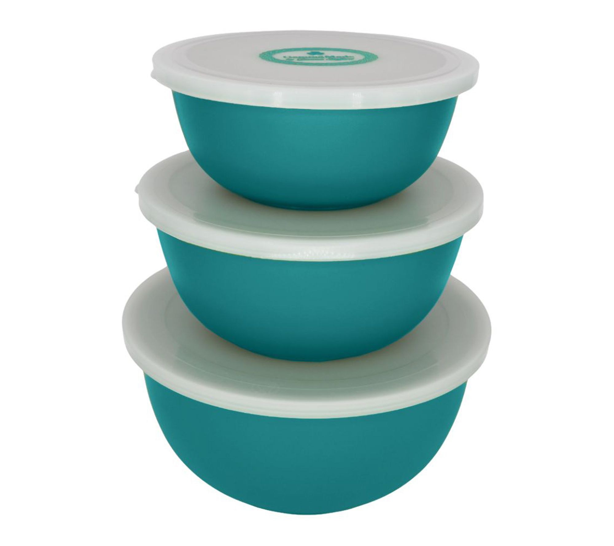 GemmaMade 3-Piece Microwave-Safe Magic Mixing Bowls