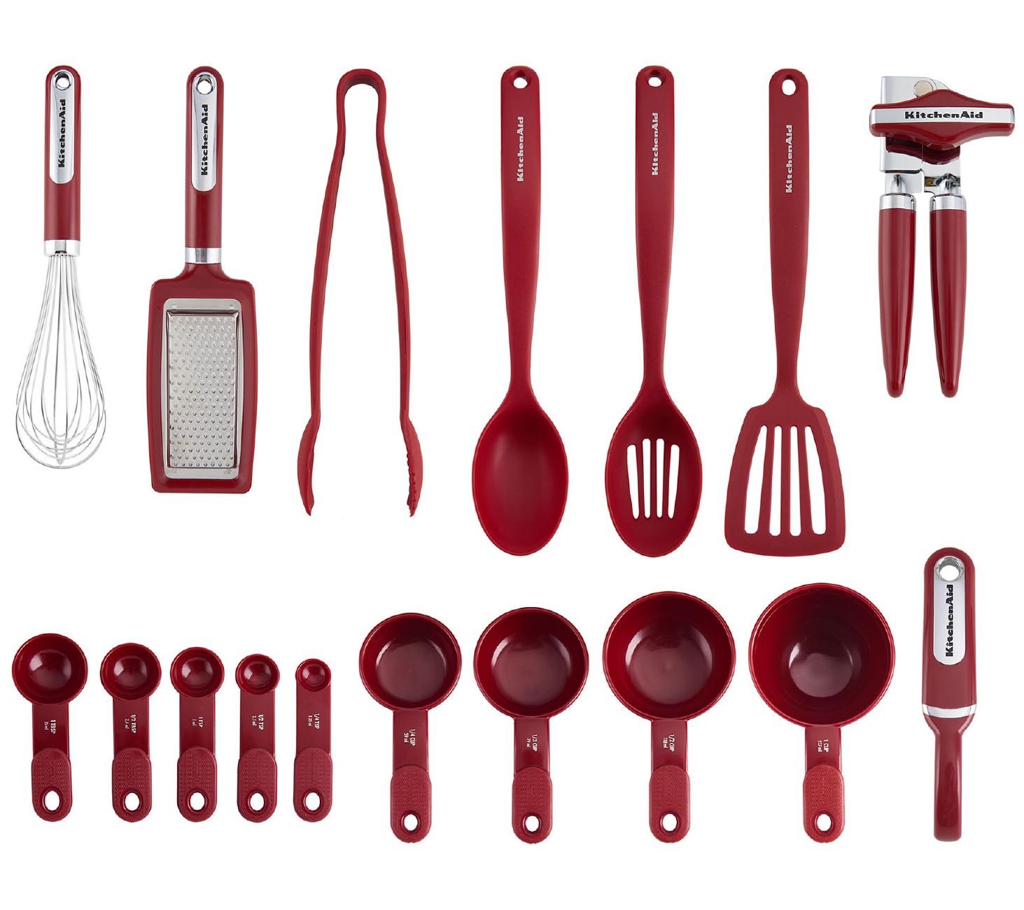 KitchenAid Classic Culinary Gadget and Tool - Set of 17 (Black)