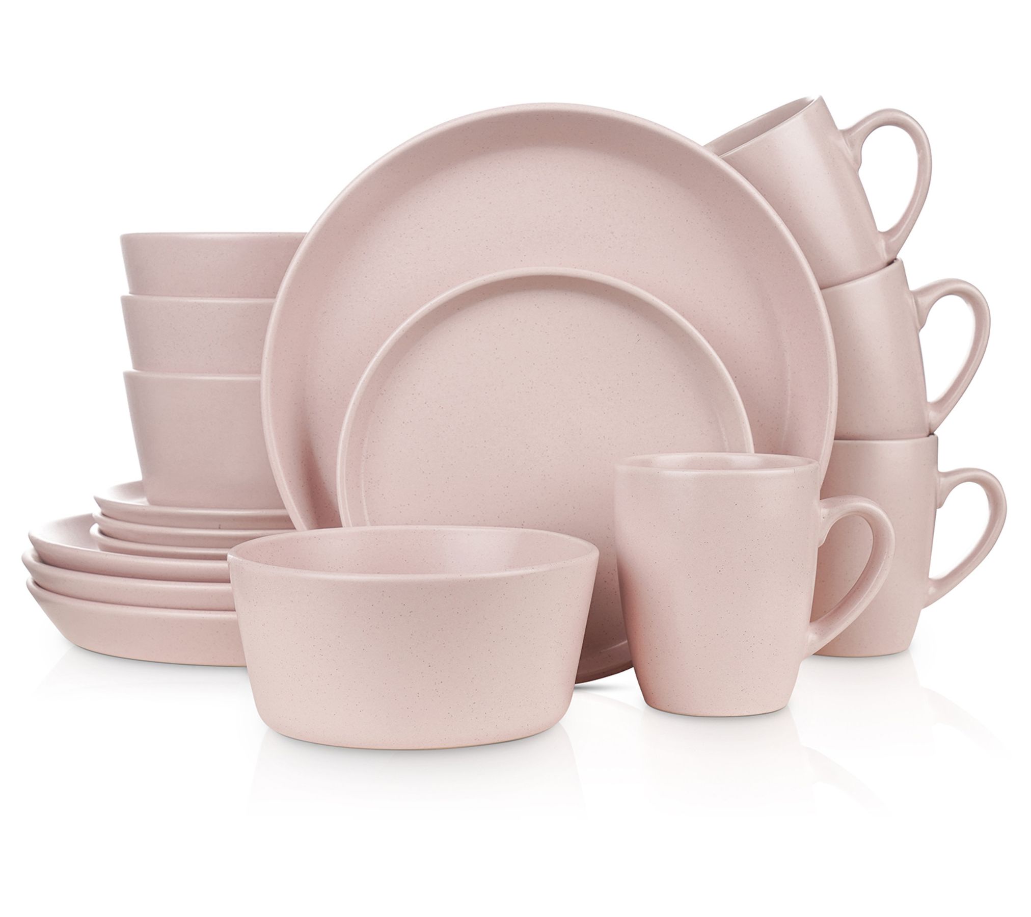 Stone + Lain Albie 16-Piece Stoneware Dinnerware Set