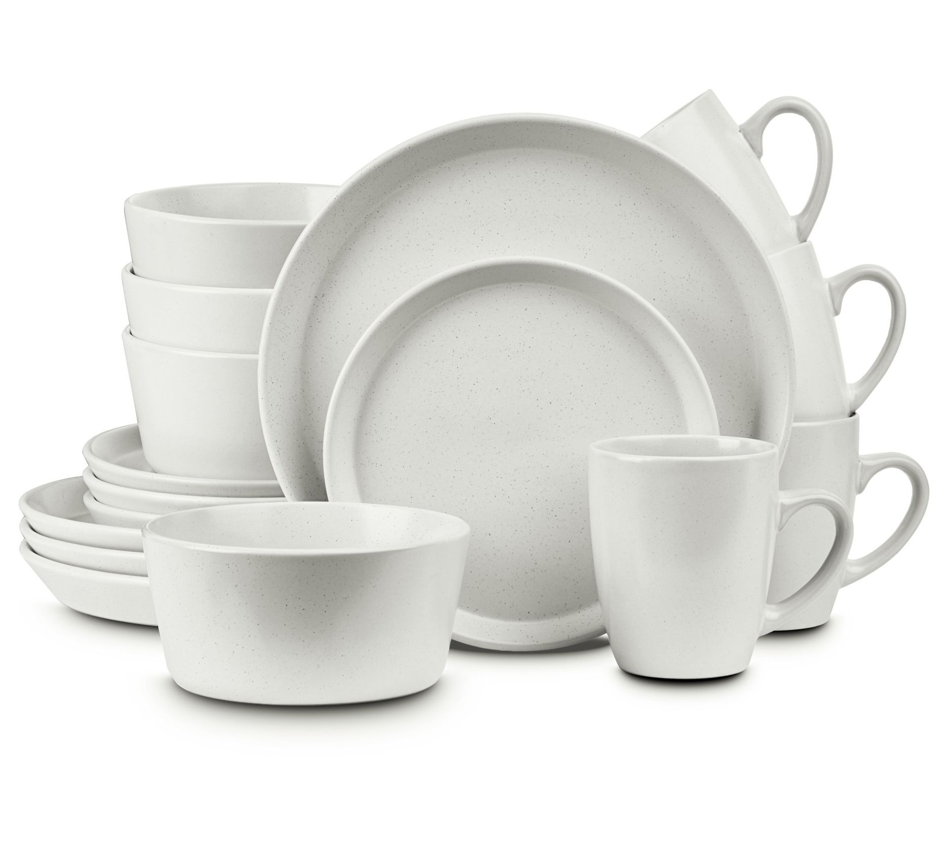 Stone + Lain Albie 16-Piece Stoneware Dinnerware Set