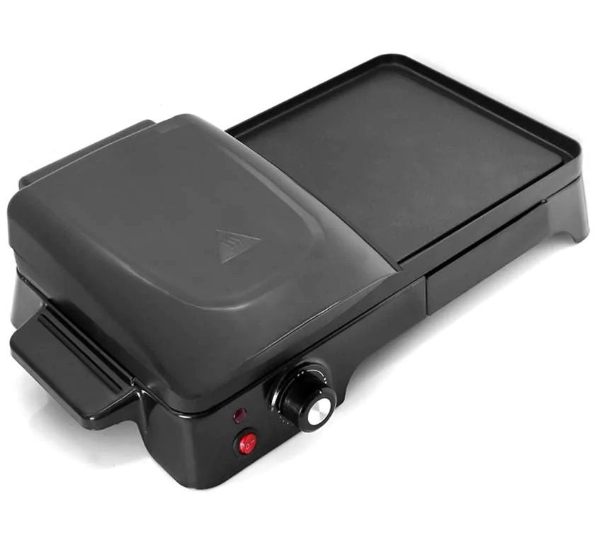 Power Smokeless Indoor Electric 1500W Grill w/ Griddle Plate on QVC 
