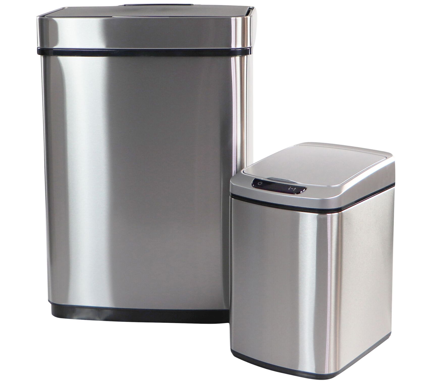 Hanover 12 l/3.2 gal. Trash Can with Sensor Lid, Stainless Steel