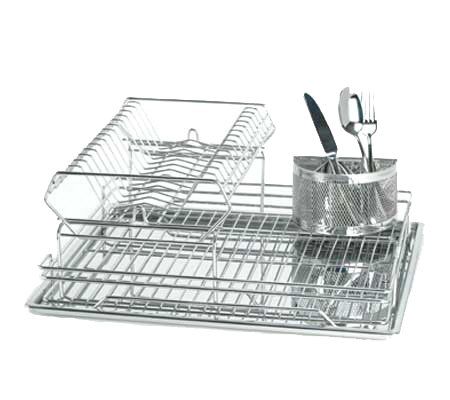 Gourmet Standard Stainless Steel Dish Rack — QVC.com