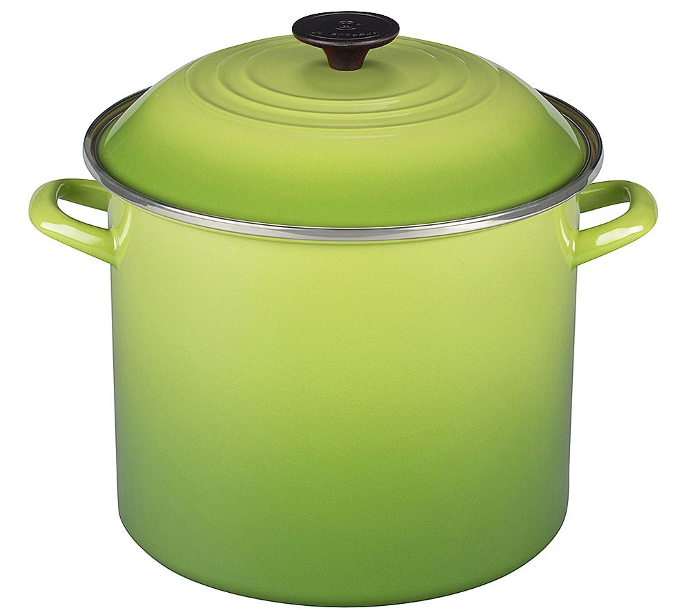 Le Creuset 10-qt Enamel on Steel Stockpot on QVC 