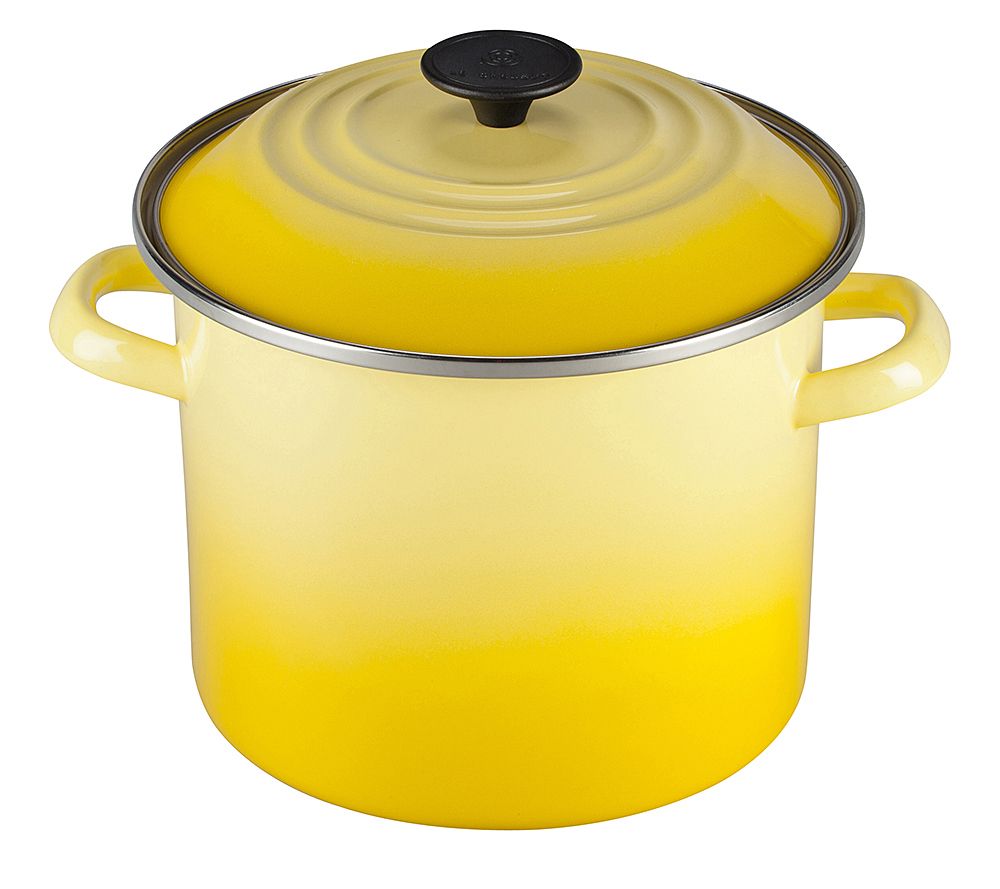 Le Creuset 10-qt Enamel on Steel Stockpot on QVC 