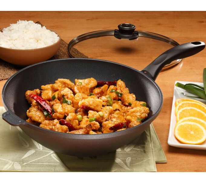 Swiss Diamond Nonstick Clad 12.5 Wok with Lid