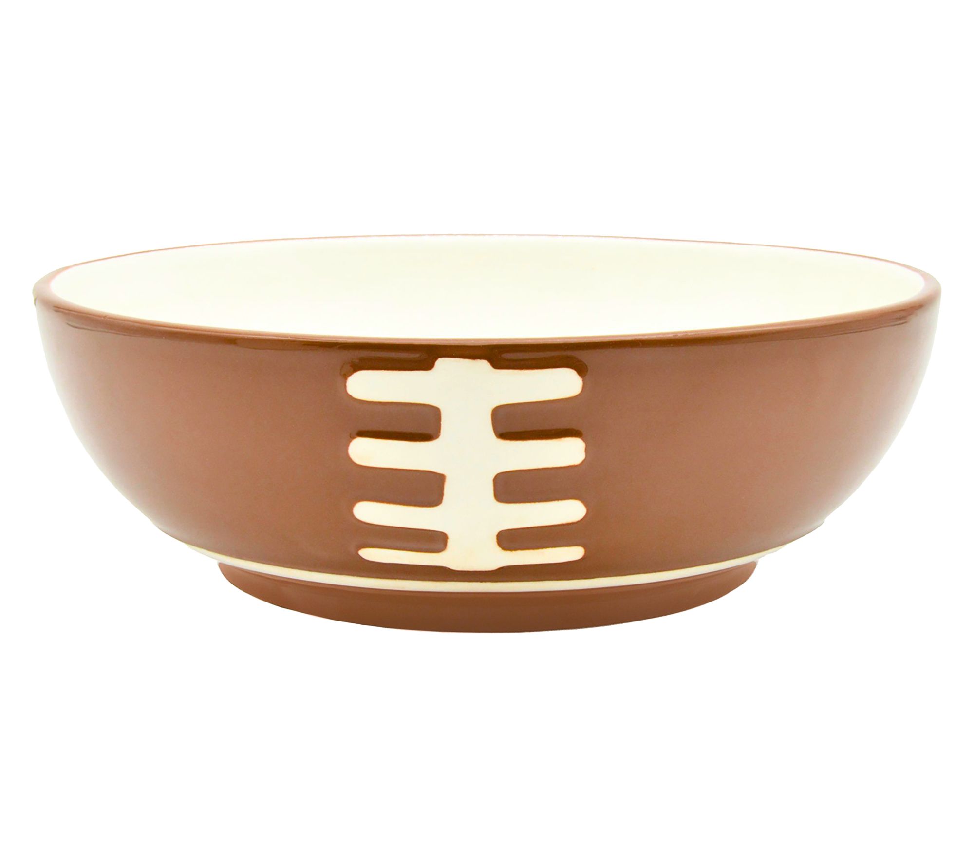 Godinger League Football Serving Bowl