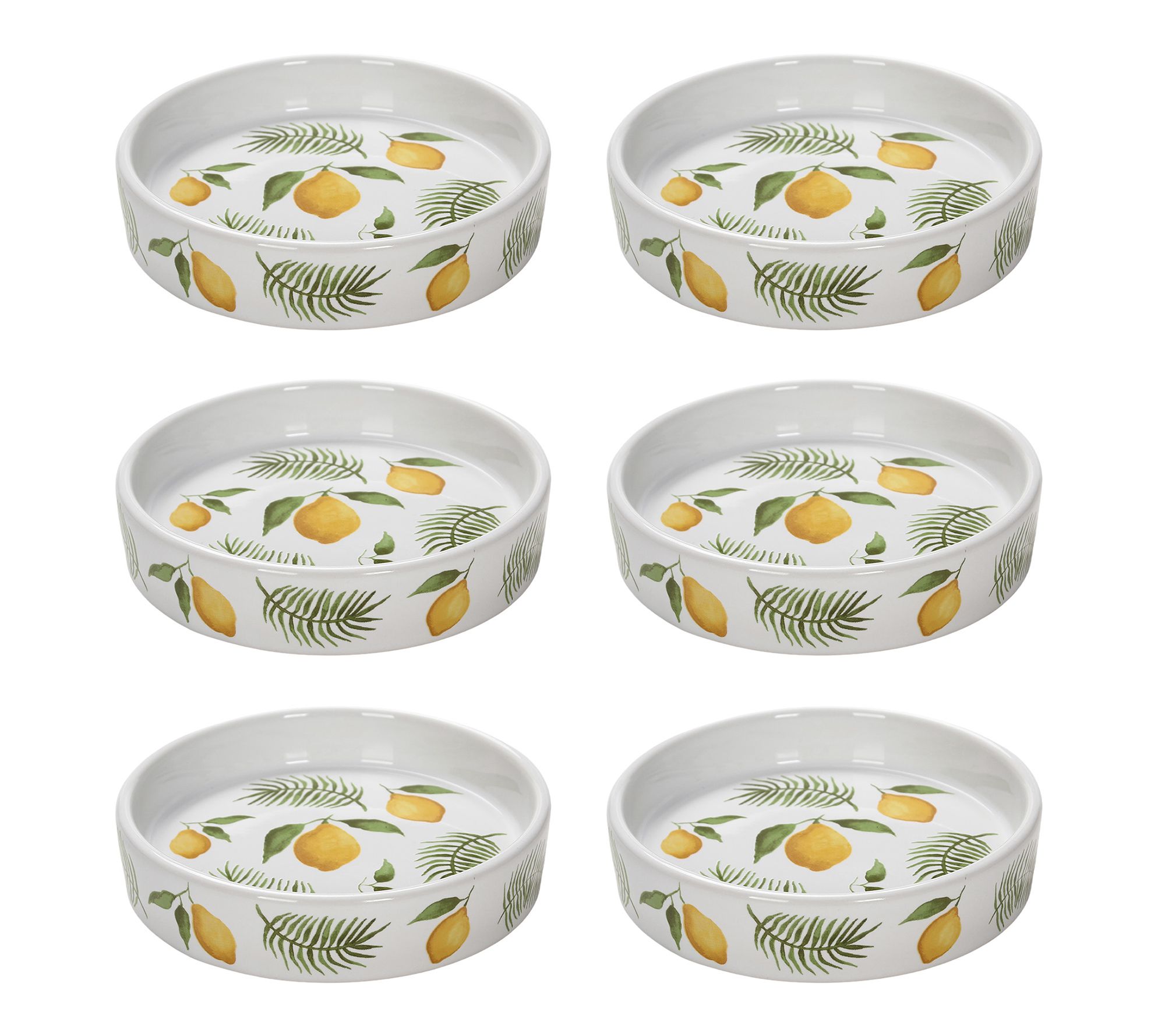 "As Is" Temp- tations Seasonal Set of (6) 4-oz Deep Dish Ramekins