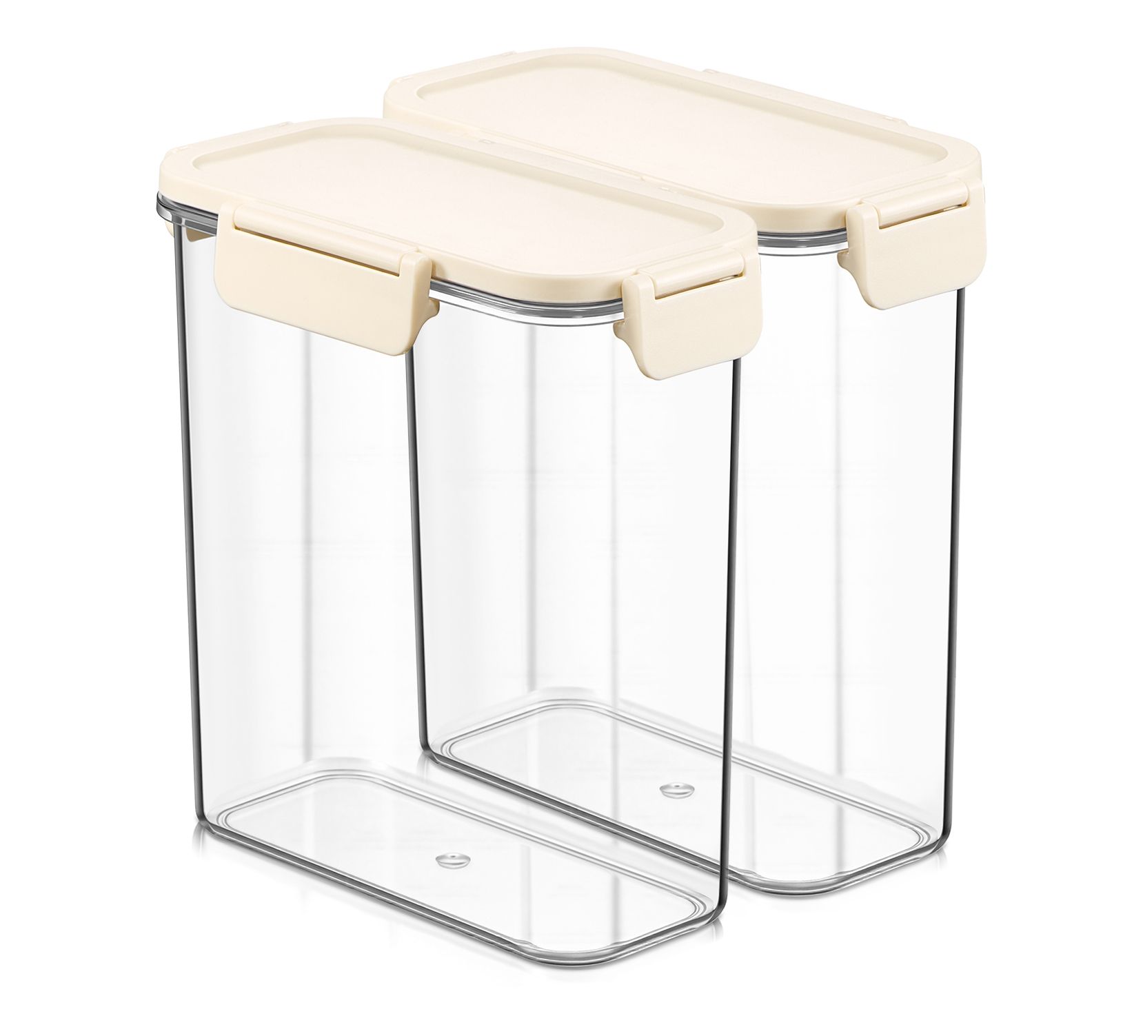 Sorbus Airtight Plastic Food Container Medium Tall Narrow 2Pk