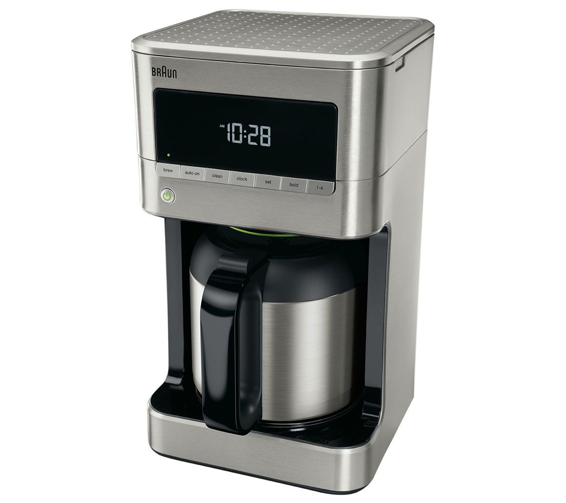 Braun BrewSense 12-Cup Drip Coffee Maker in Silver