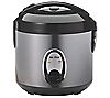 SPT 4-Cup Rice Cooker with Stainless Steel Body