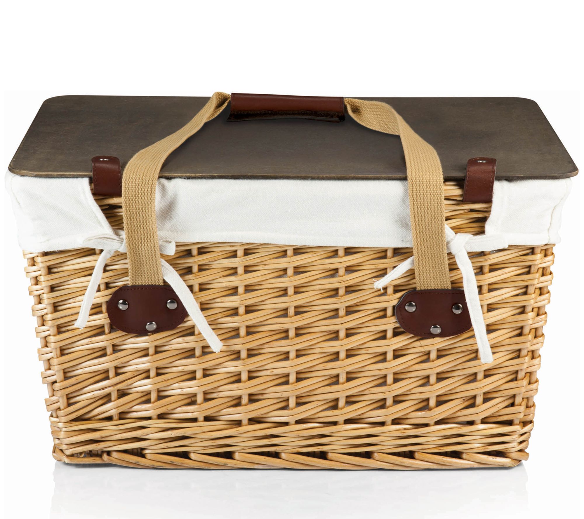 Picnic Time Canasta Grande Wicker Basket
