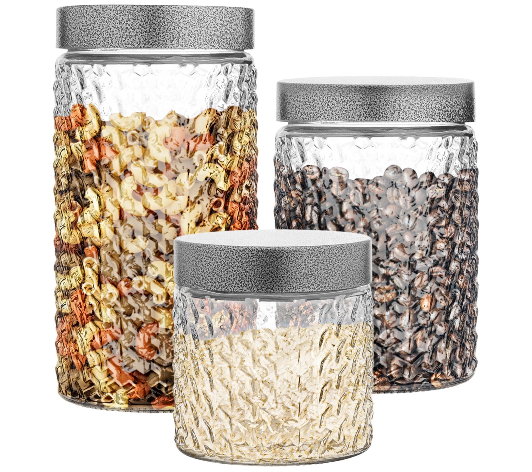 Weave Round Canister, Set of 3