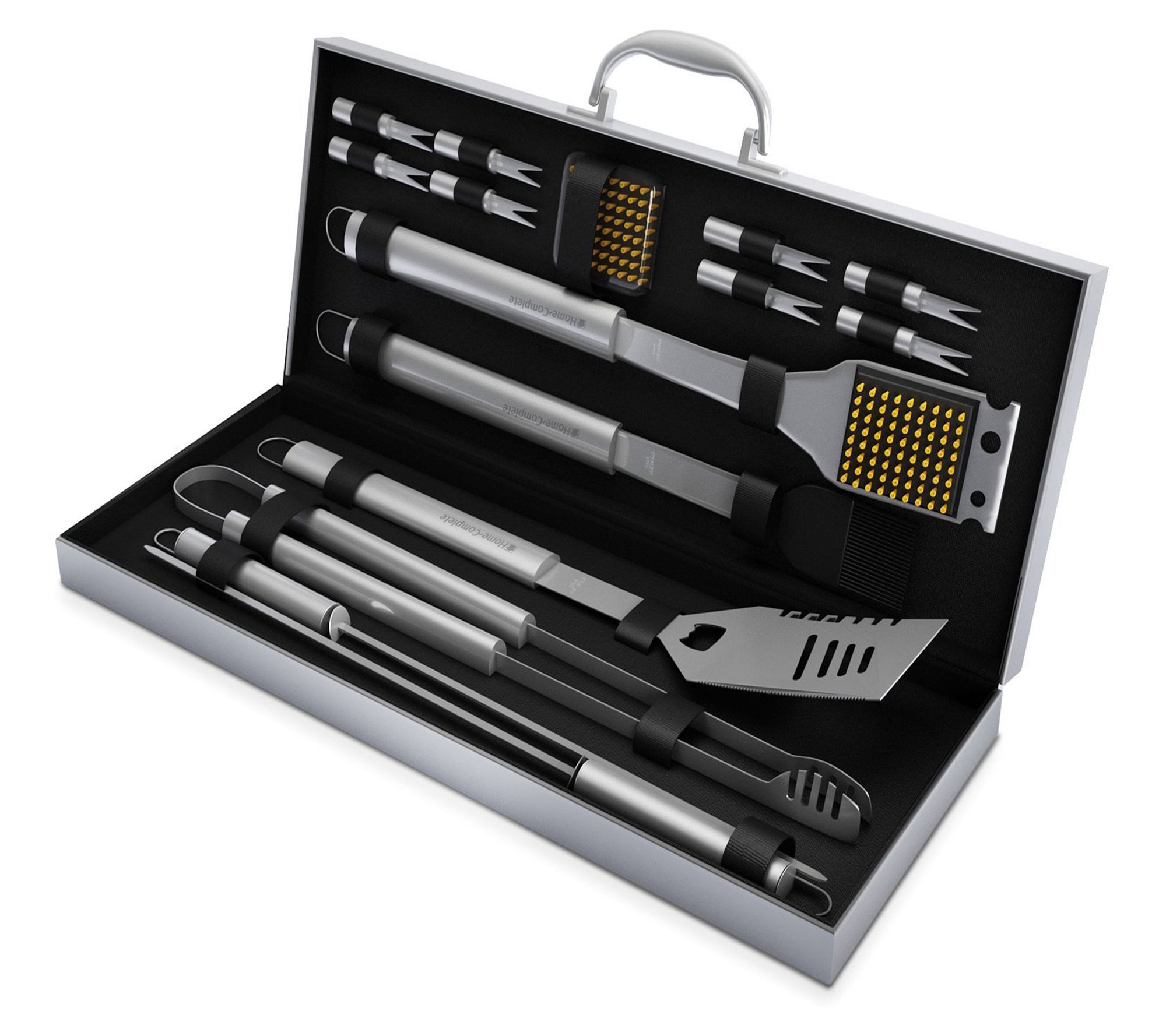 Picnic at Ascot 20 Piece Stainless Steel Barbecue Grill Tool Set - Aluminum  Case