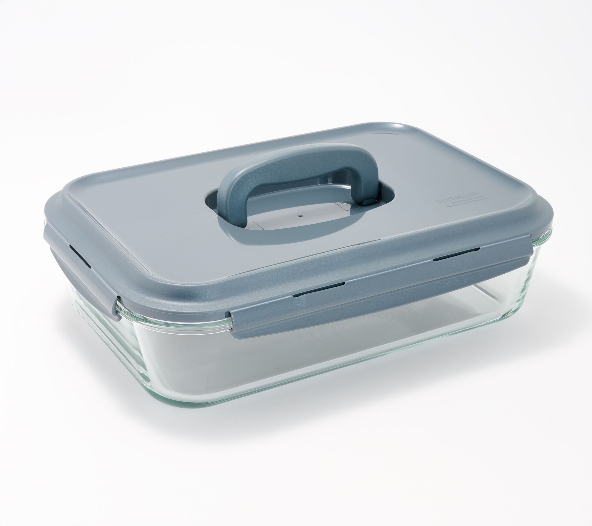 LocknLock 9x13 Glass Dish w/ Domed Handle Lid